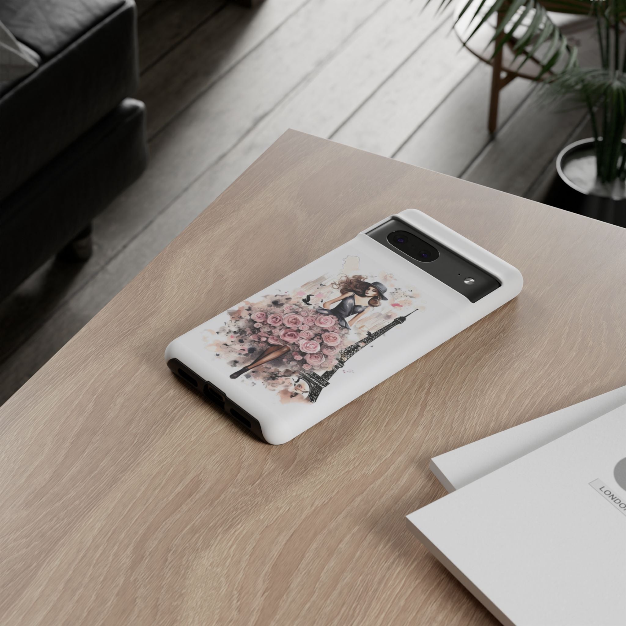 Parisian Rose Dress phone case | iPhone & Samsung slim protective case Printify