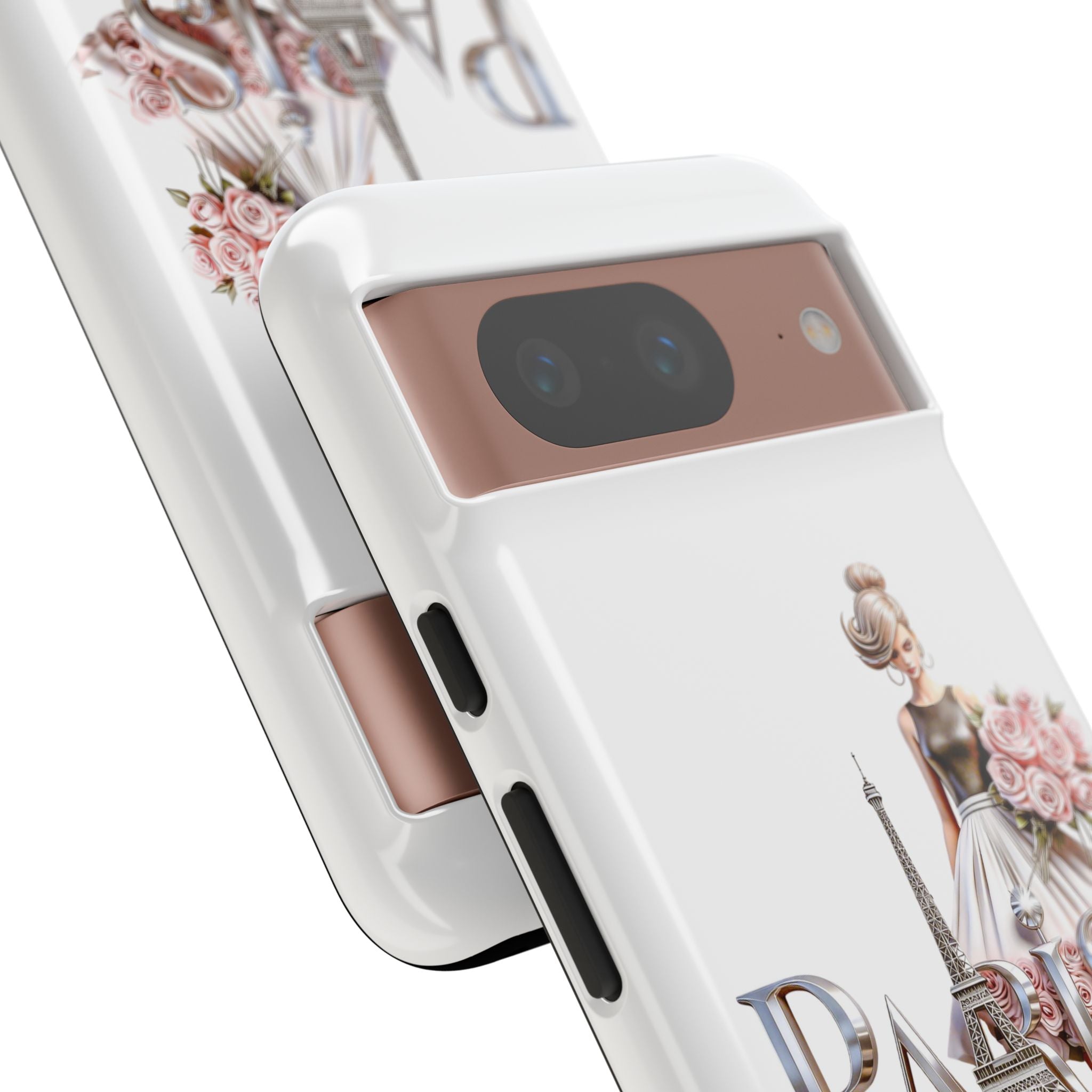 Phone Case | Eiffel Tower Floral Fashion Design Printify