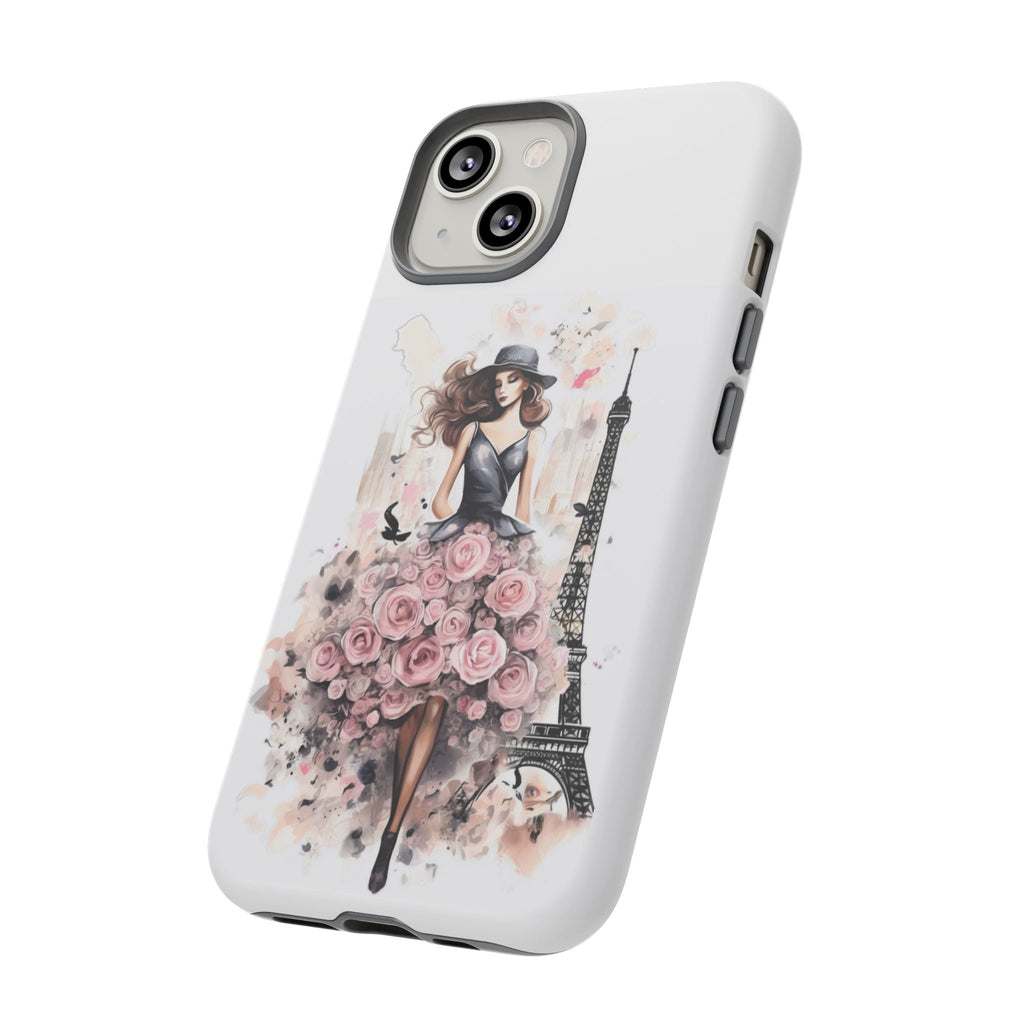 Parisian Rose Dress phone case | iPhone & Samsung slim protective case Printify