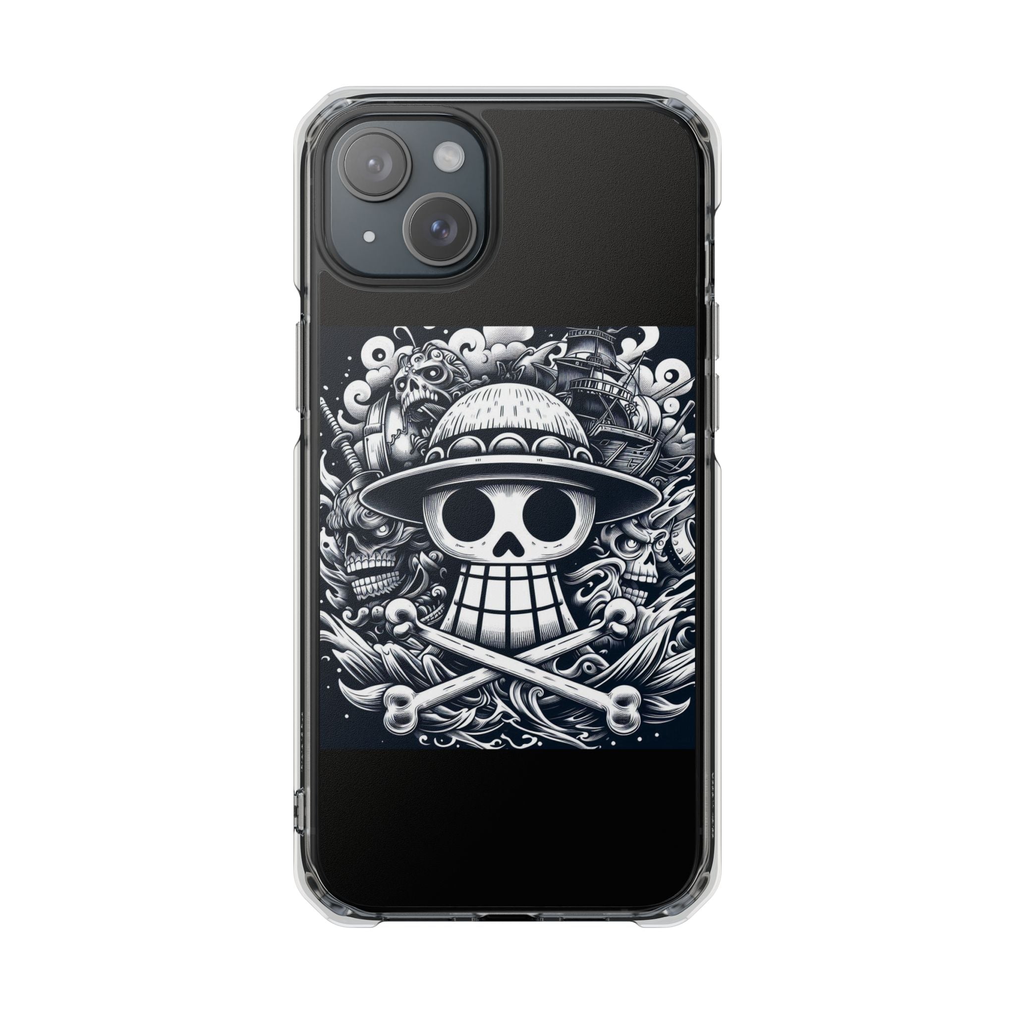 One Piece Case | Magnetic Clear Impact Case Printify