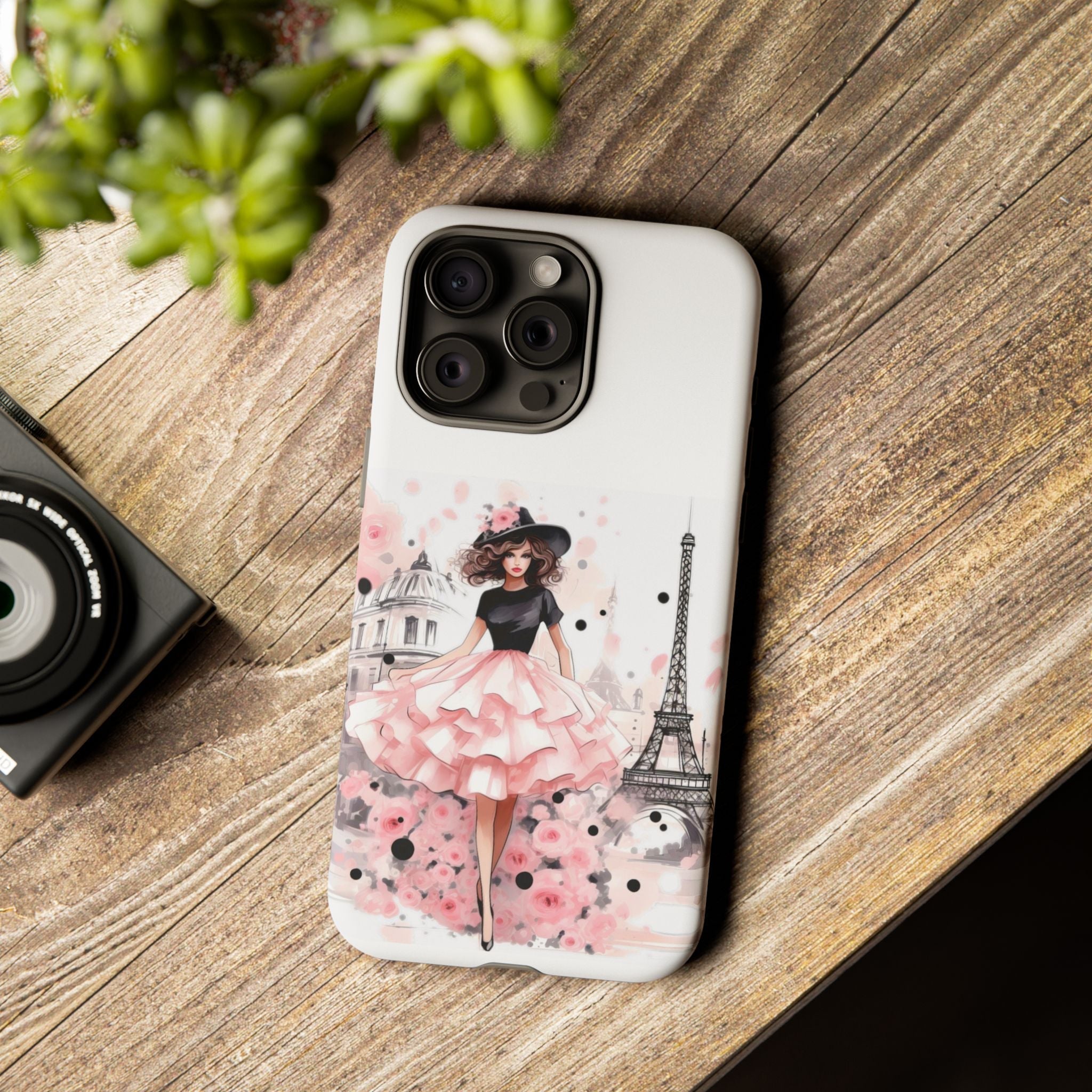 Paris Fashion Illustration Phone Case | Tough Case Printify