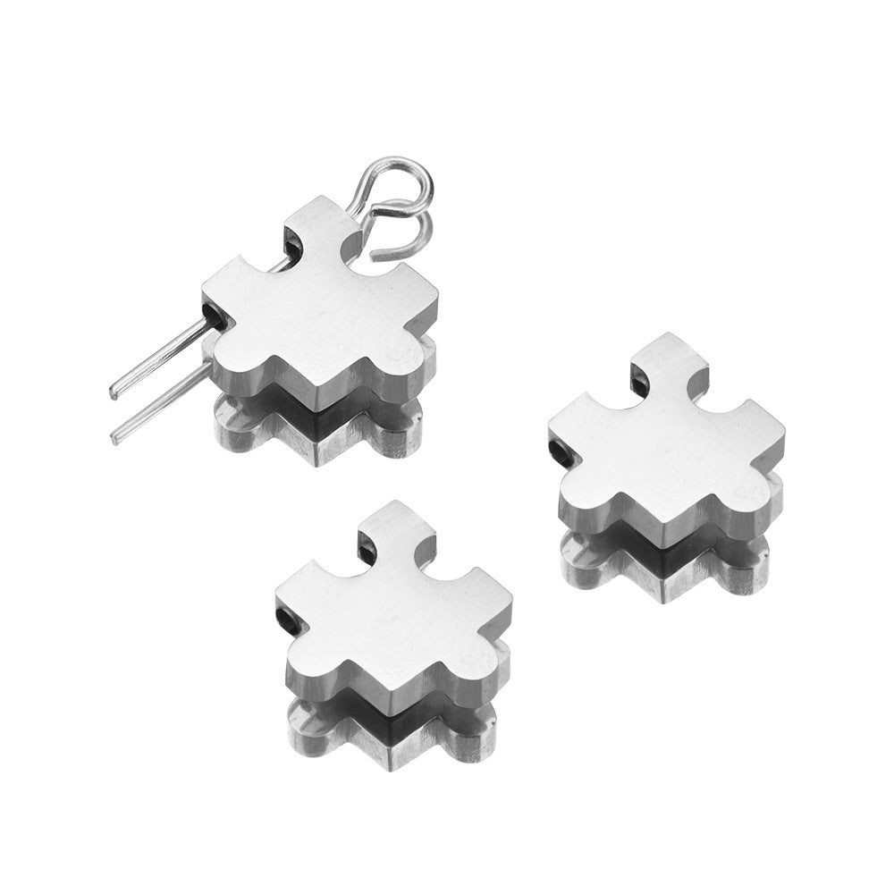 Custom Engraved Puzzle Piece Necklace