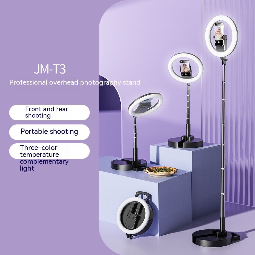 Fill Light Mobile Phone Ring Light LED Anchor Photography Beauty Portable Integrated Desktop Floor Stand