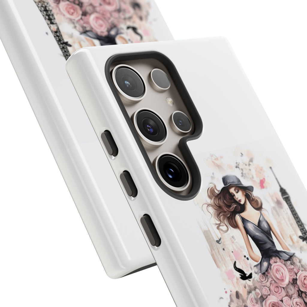 Parisian Rose Dress phone case | iPhone & Samsung slim protective case Printify