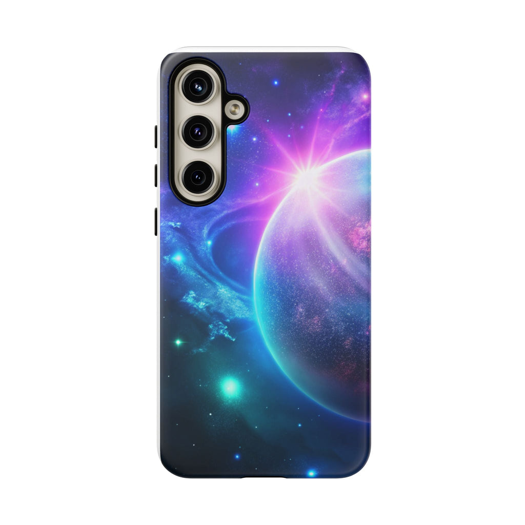 Galaxy Nebula Space Phone Case | Planet Sparkle Tough Case Printify
