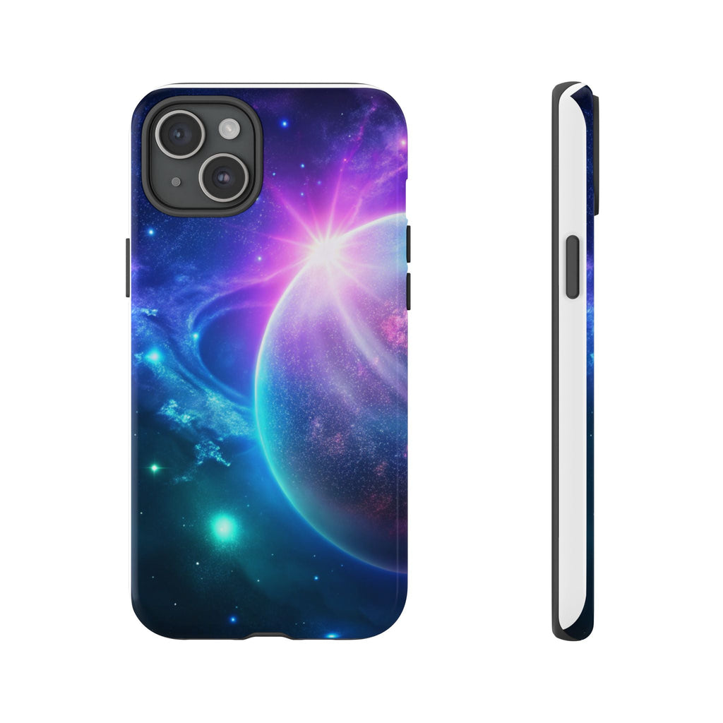 Galaxy Nebula Space Phone Case | Planet Sparkle Tough Case Printify