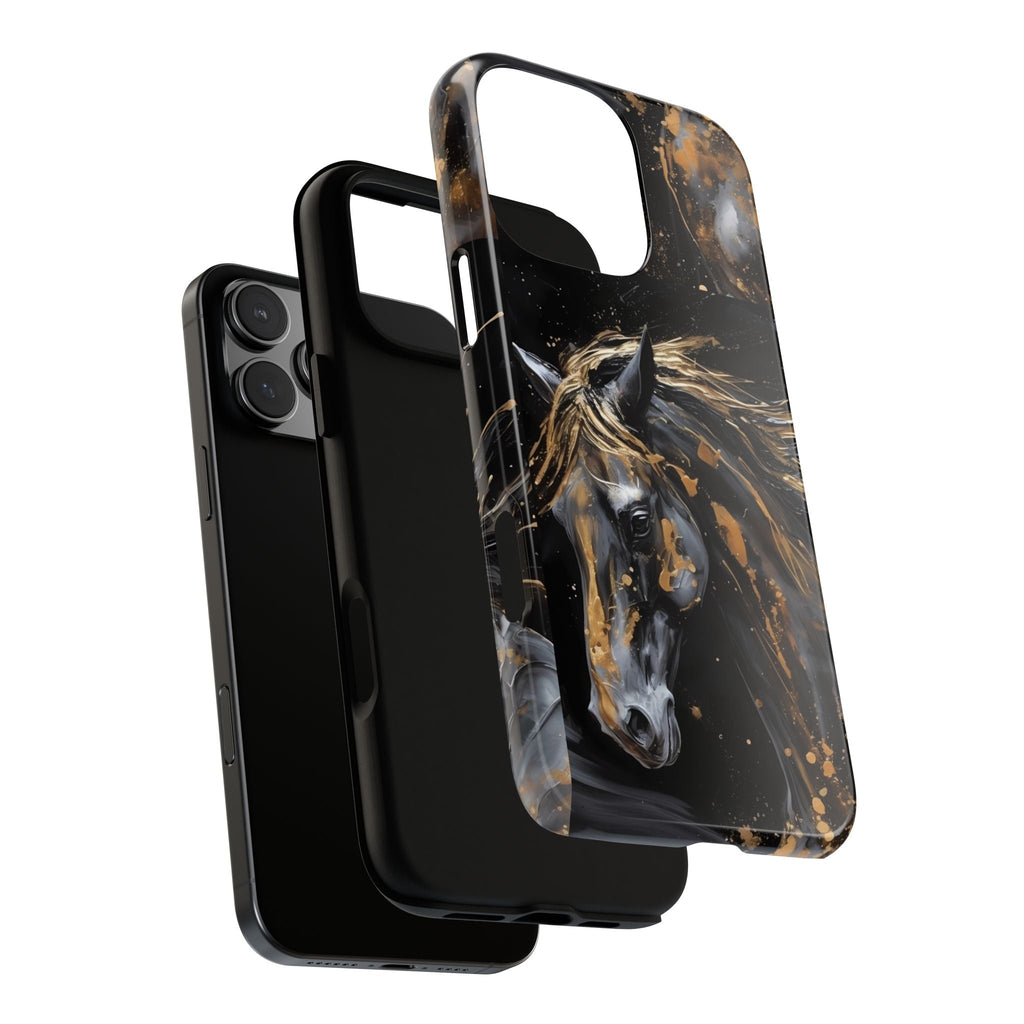 Golden Paint Horse Phone Case | Tough Case Printify