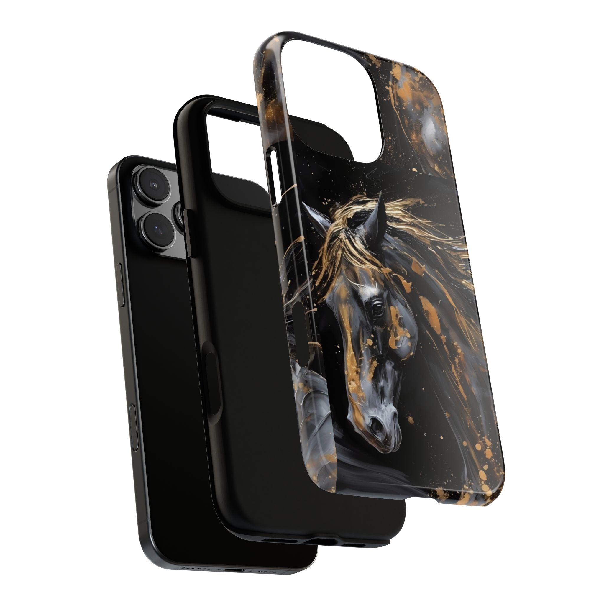 Golden Paint Horse Phone Case | Tough Case Printify