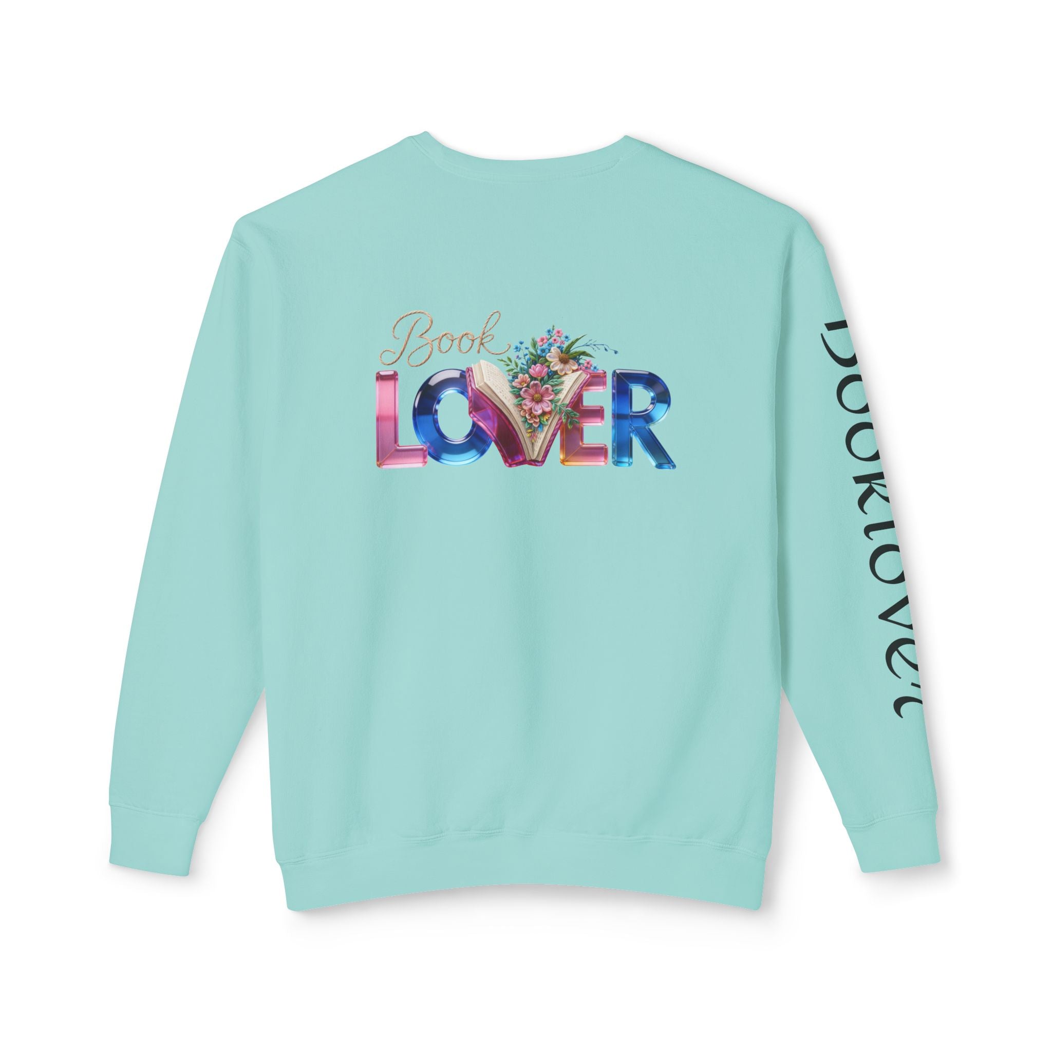 Book Lover Sweatshirt —  Typography Bookworm Pullover Printify