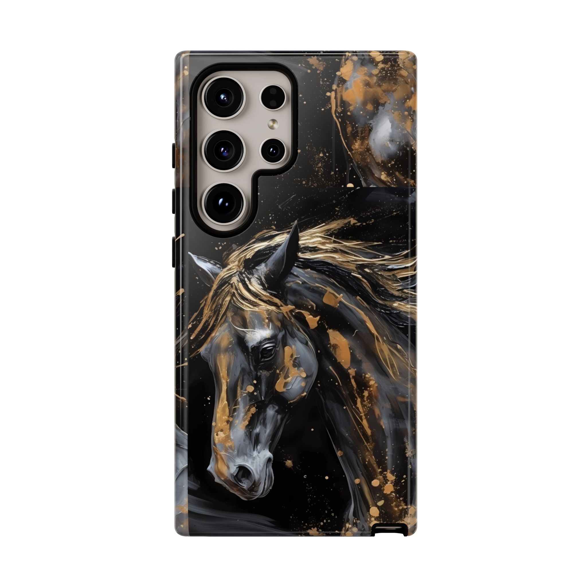 Golden Paint Horse Phone Case | Tough Case Printify