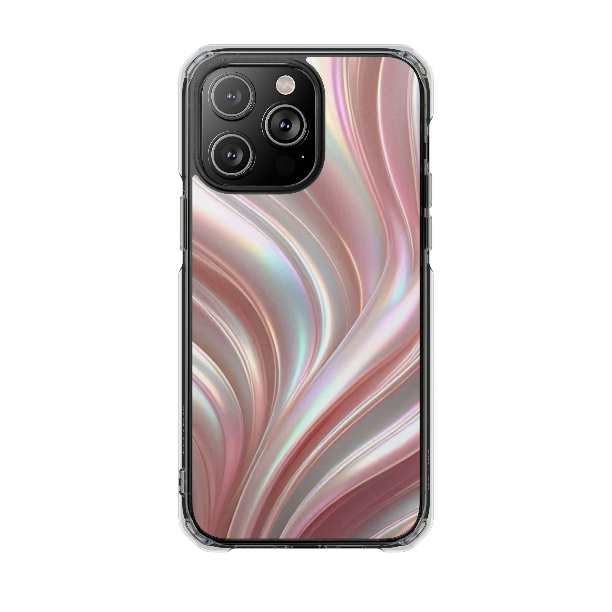Iridescent Marble Swirl Phone Case Printify