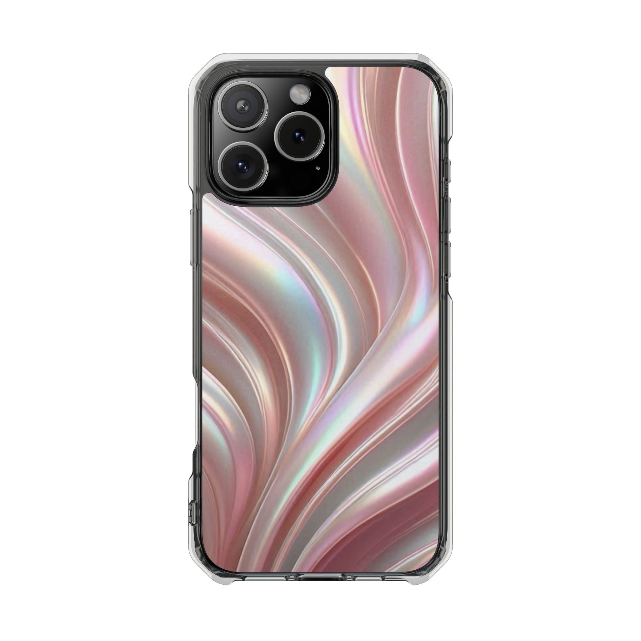 Iridescent Marble Swirl Phone Case Printify