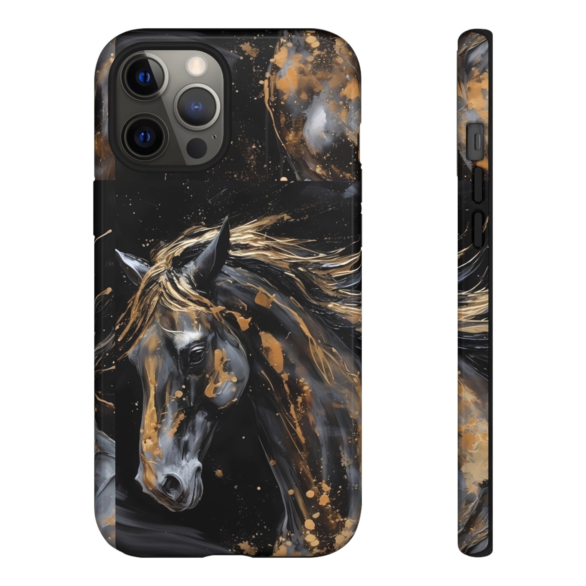 Golden Paint Horse Phone Case | Tough Case Printify