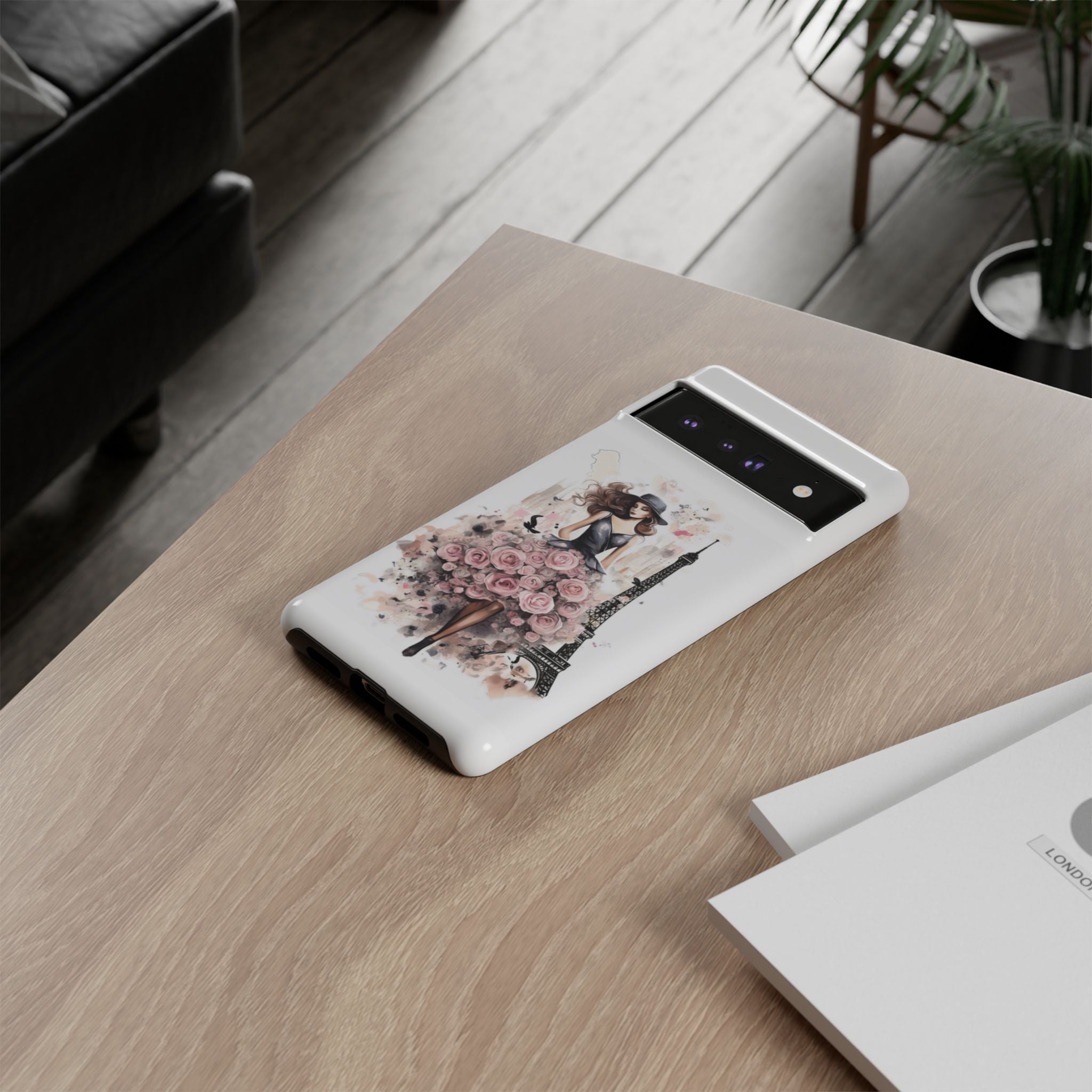 Parisian Rose Dress phone case | iPhone & Samsung slim protective case Printify