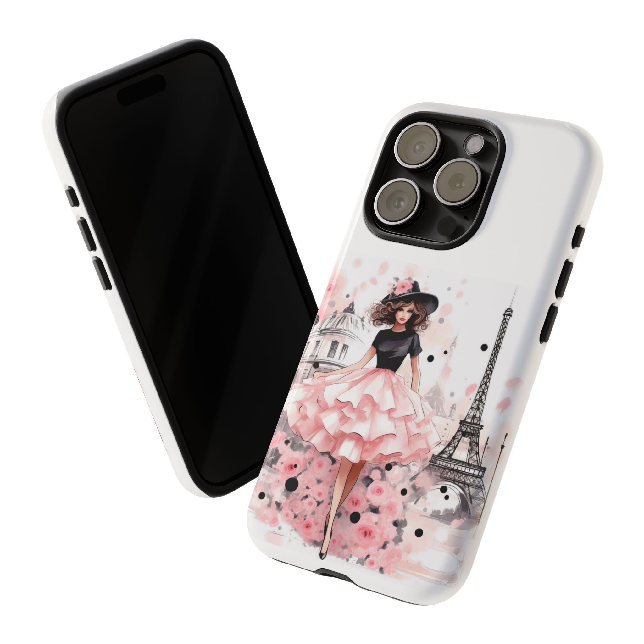 Paris Fashion Illustration Phone Case | Tough Case Printify