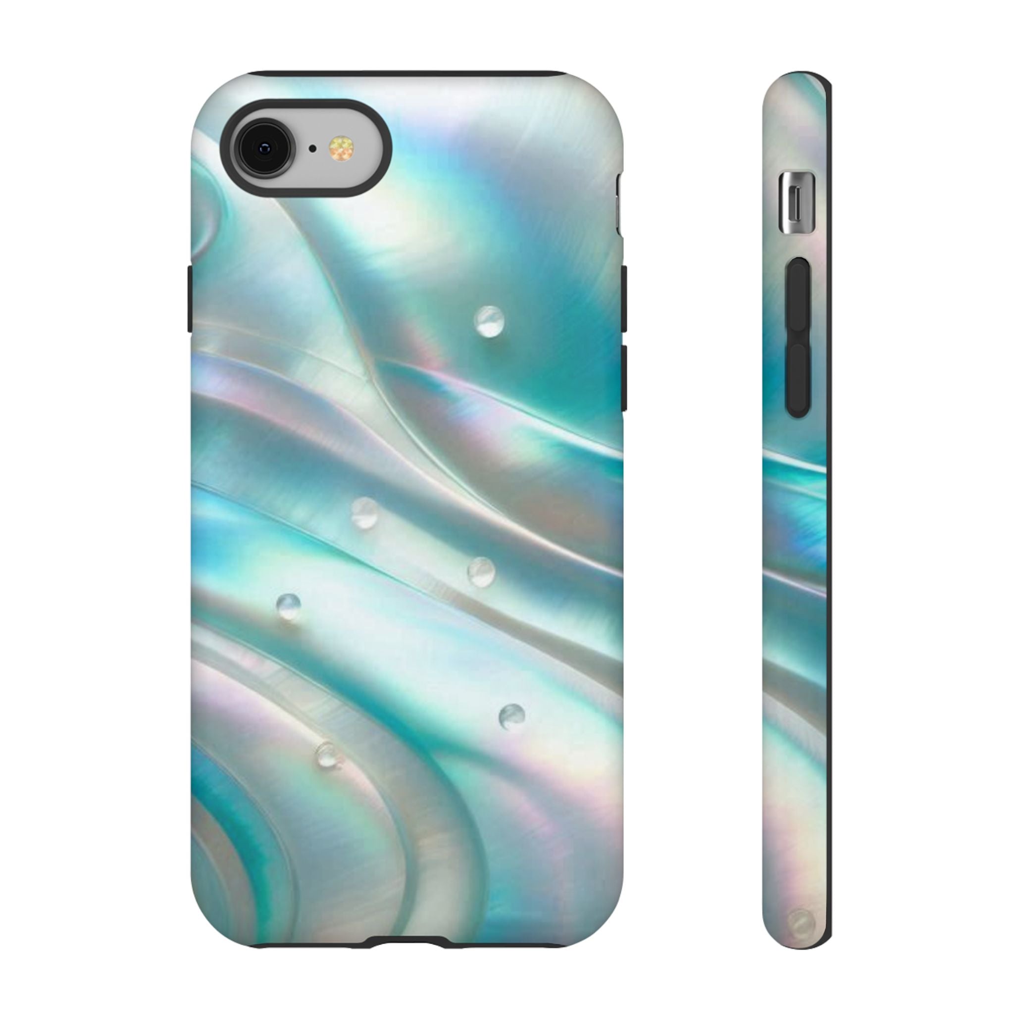 Iridescent Pearl Wave phone case | Tough Cases Printify