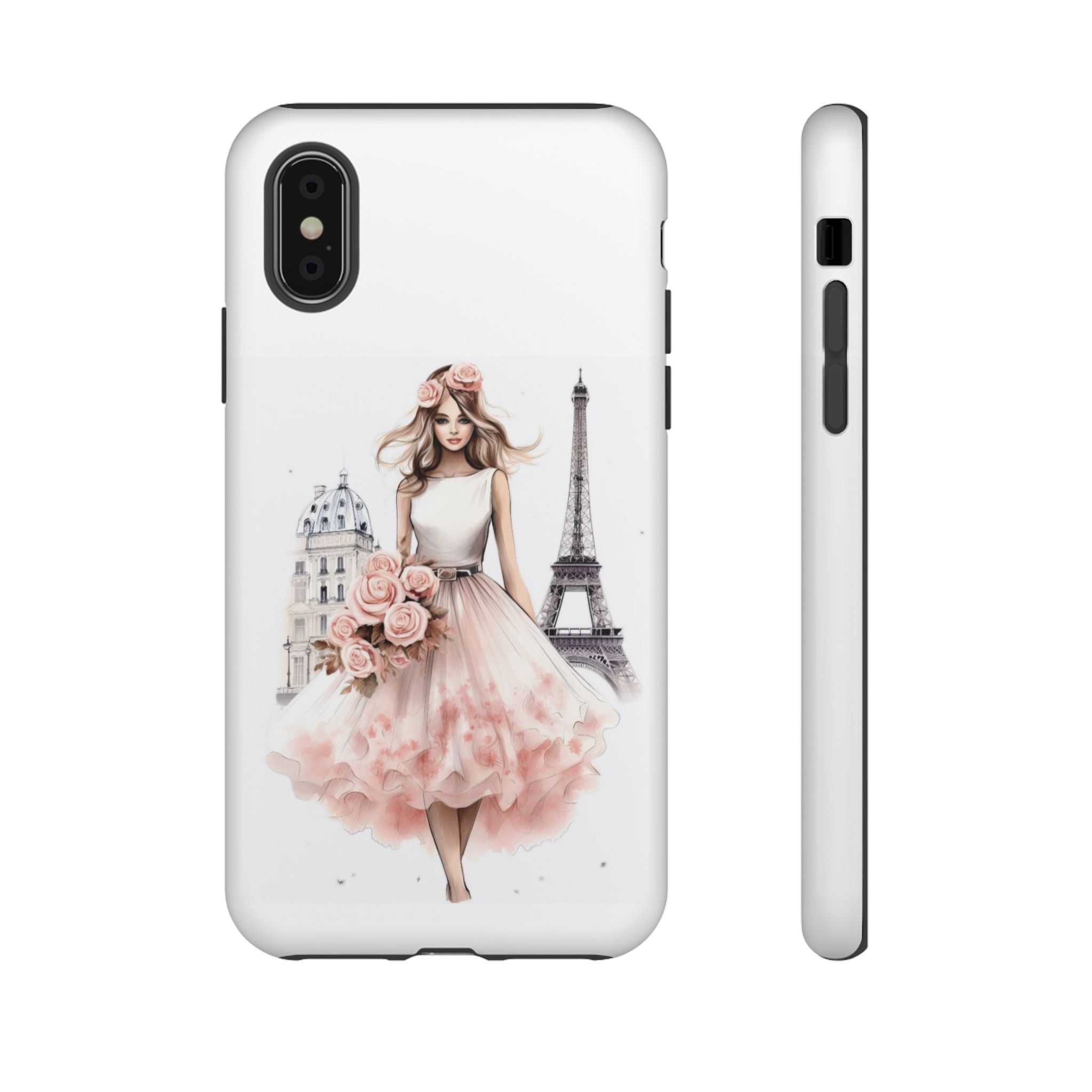 Parisian Ballerina Bouquet phone case | Tough Cases Printify