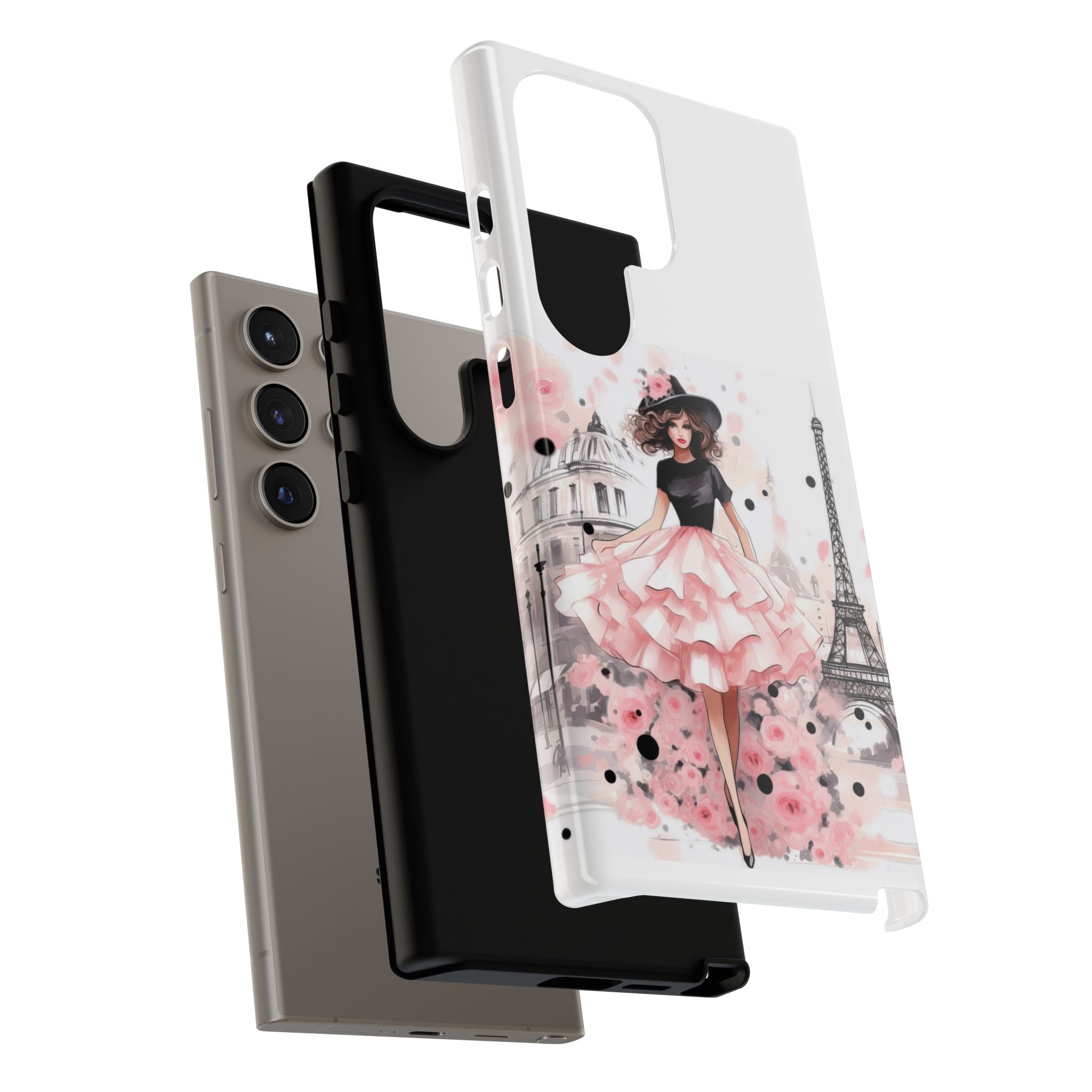 Paris Fashion Illustration Phone Case | Tough Case Printify