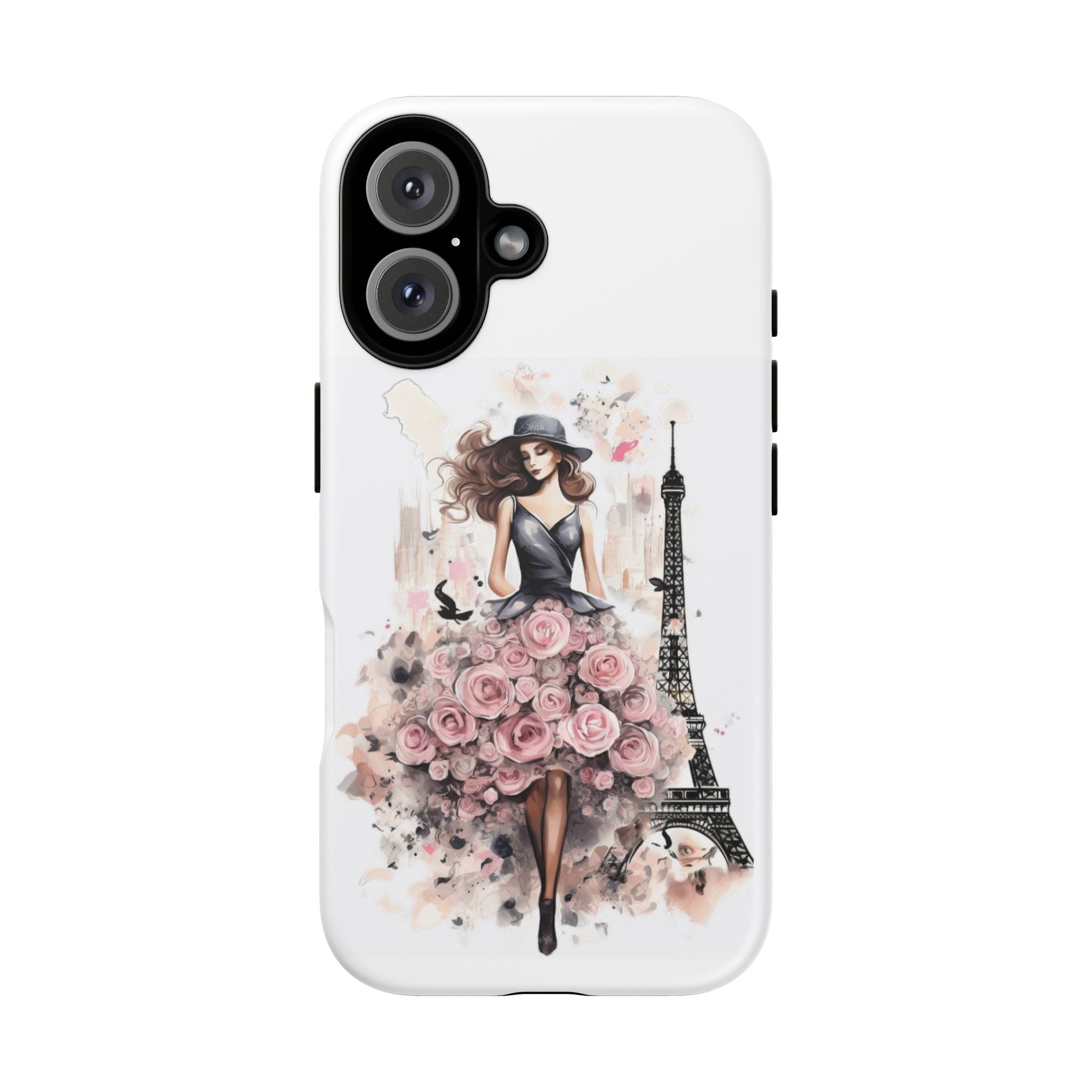 Parisian Rose Dress phone case | iPhone & Samsung slim protective case Printify