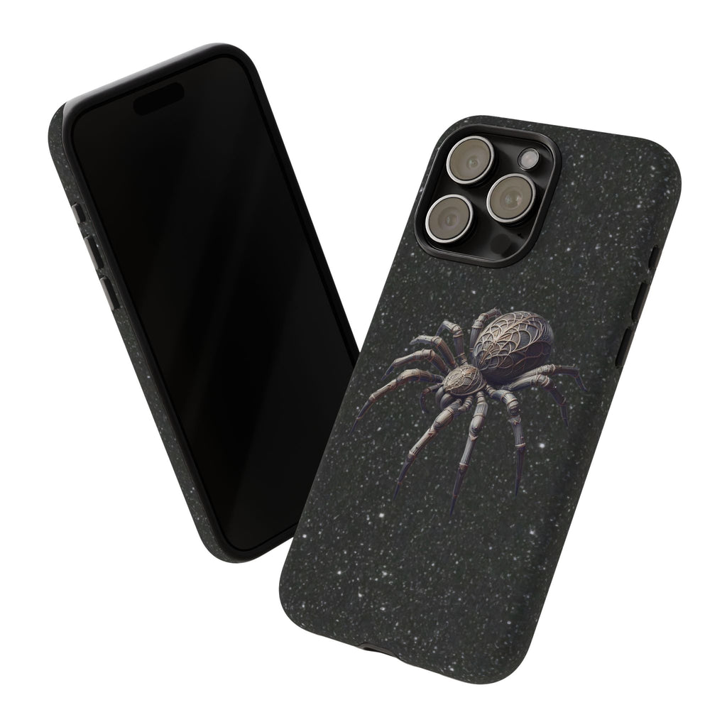 Spider Night Tough Phone Case — Dark Space Tarantula iPhone Cover Printify