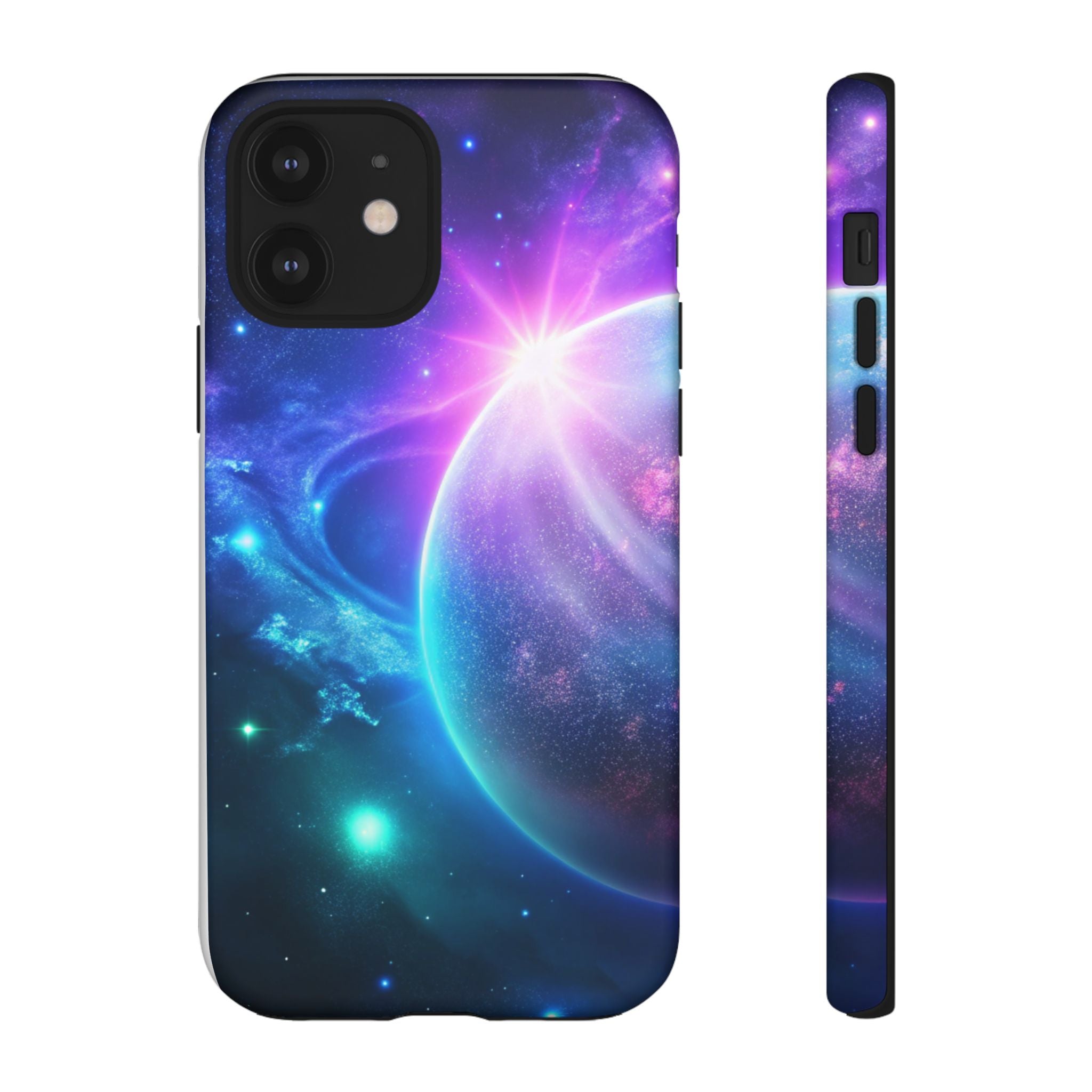 Galaxy Nebula Space Phone Case | Planet Sparkle Tough Case Printify