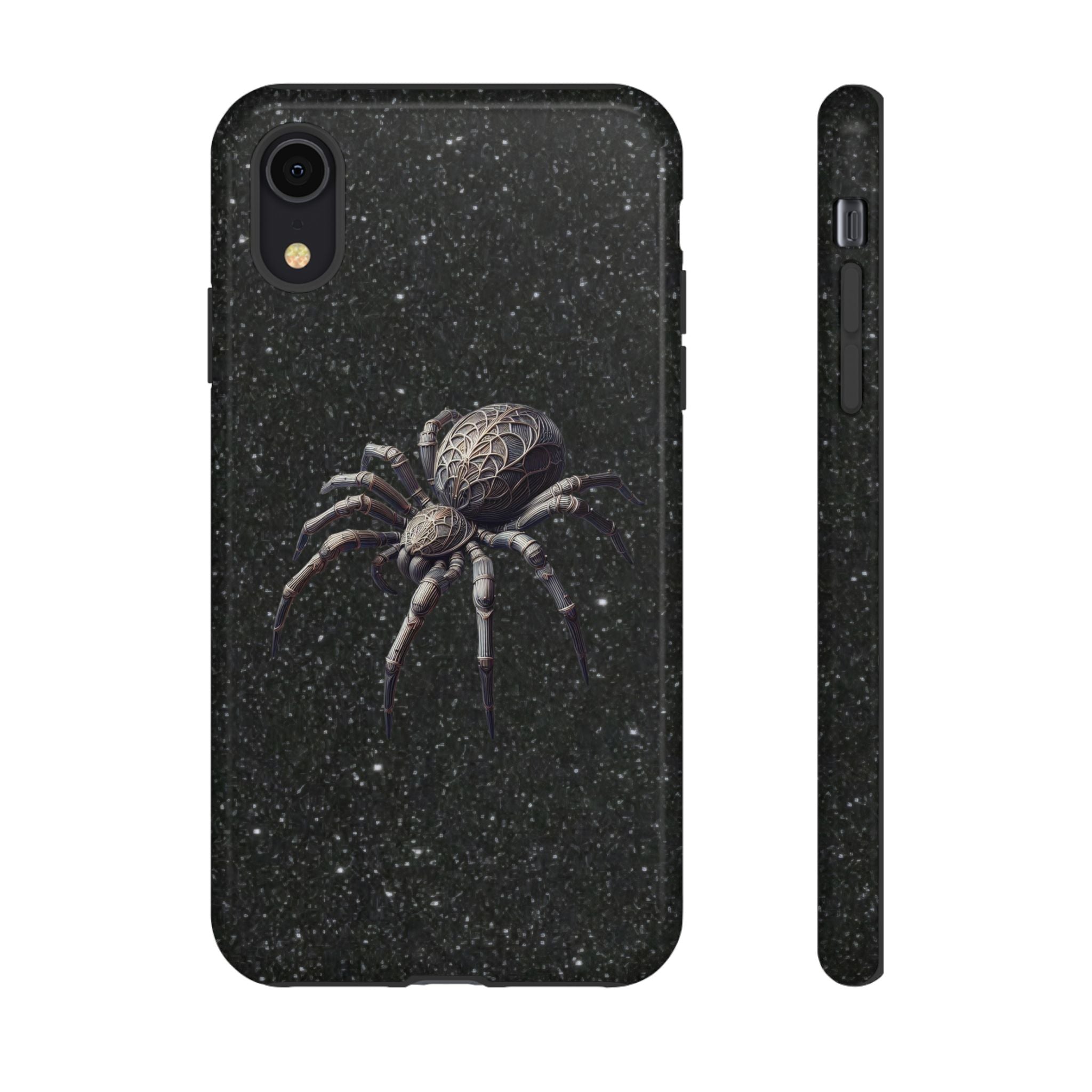 Spider Night Tough Phone Case — Dark Space Tarantula iPhone Cover Printify