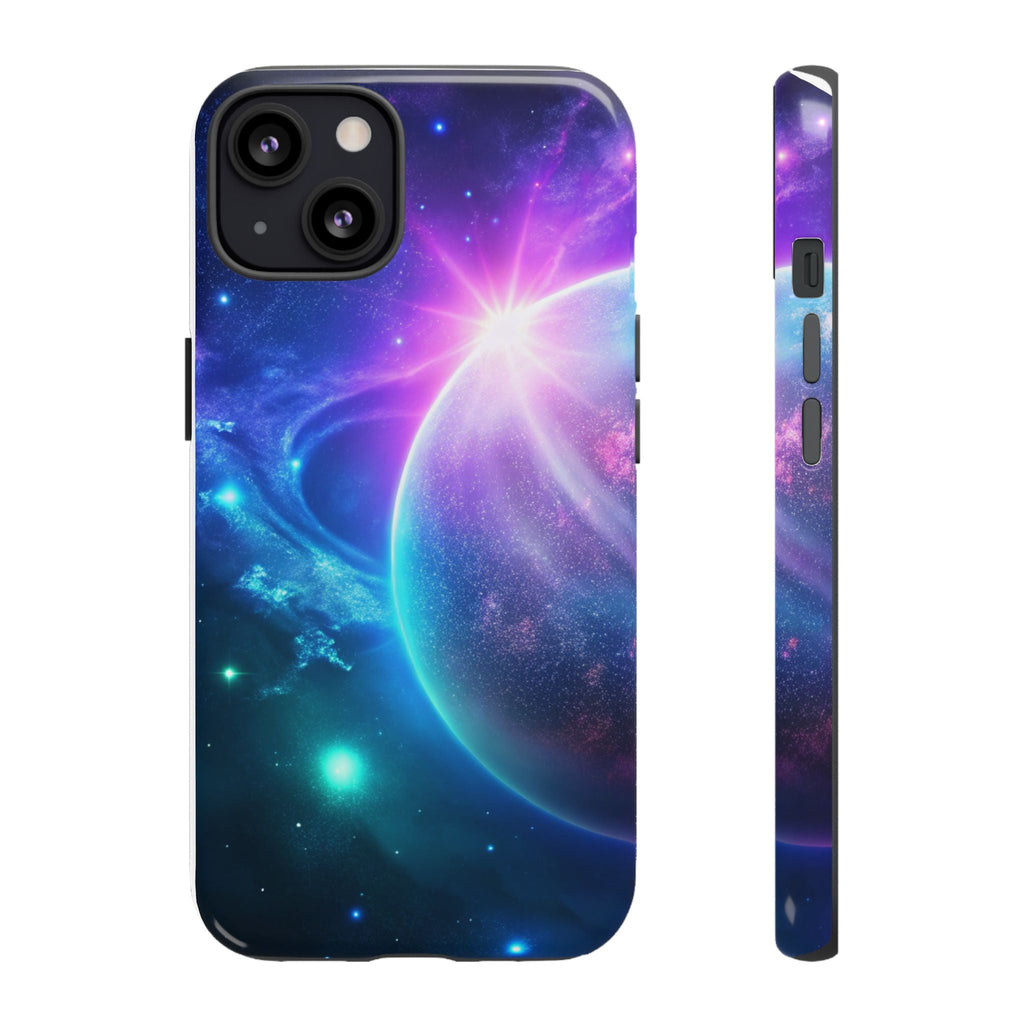 Galaxy Nebula Space Phone Case | Planet Sparkle Tough Case Printify