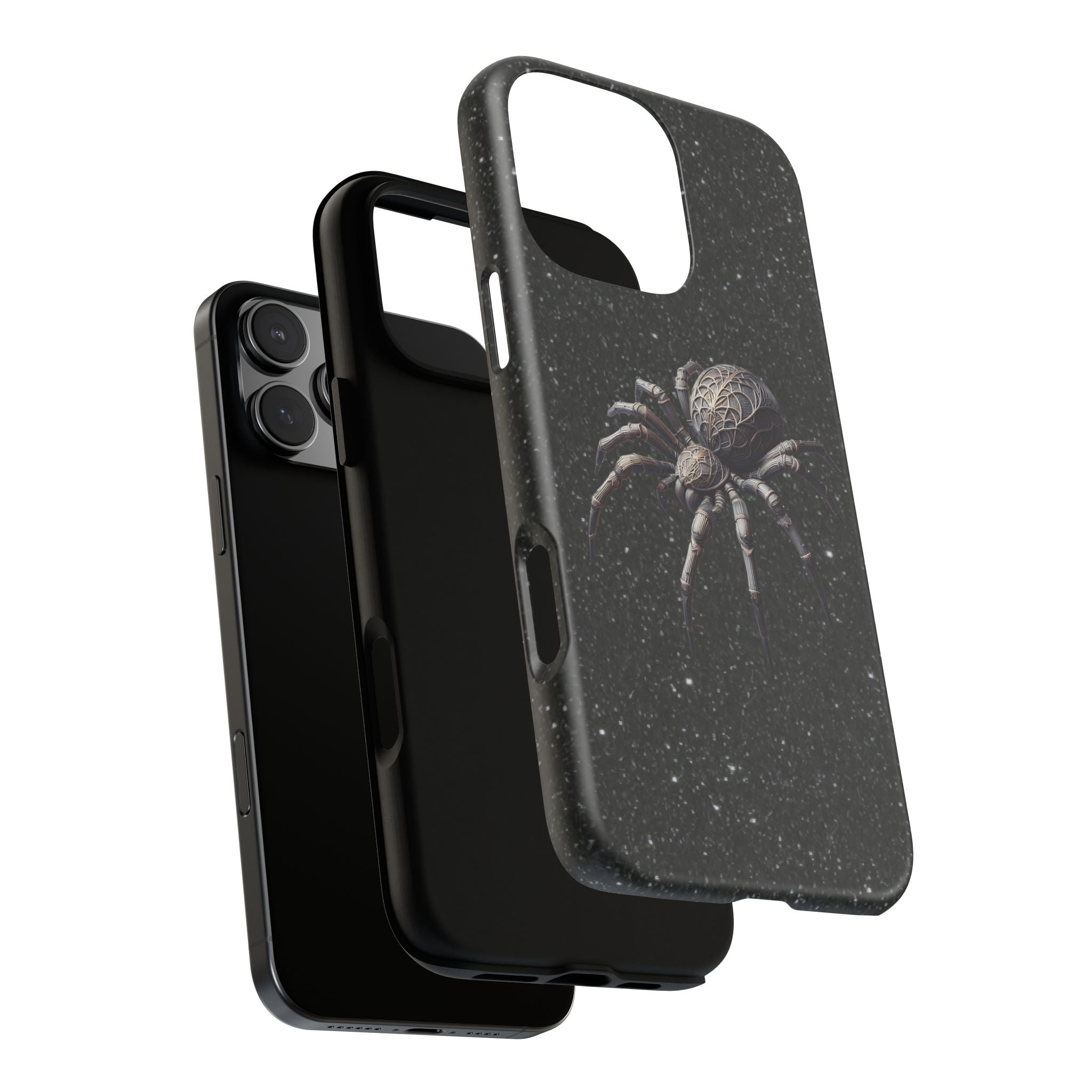 Spider Night Tough Phone Case — Dark Space Tarantula iPhone Cover Printify