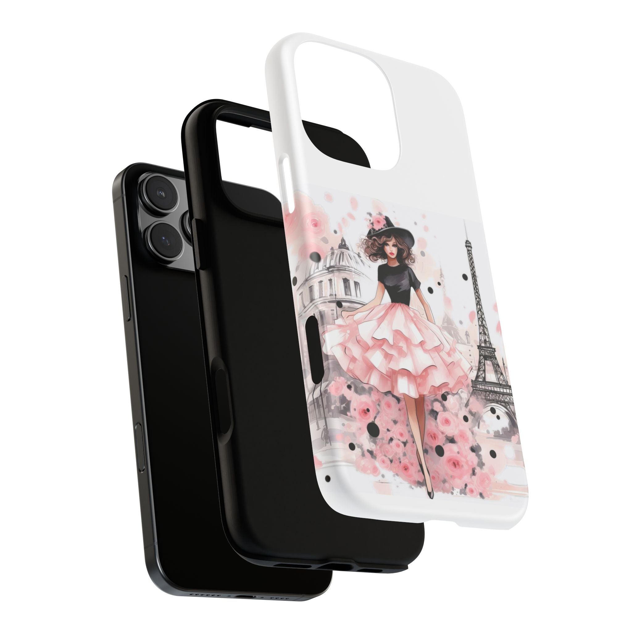 Paris Fashion Illustration Phone Case | Tough Case Printify