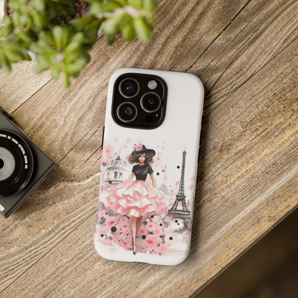 Paris Fashion Illustration Phone Case | Tough Case Printify
