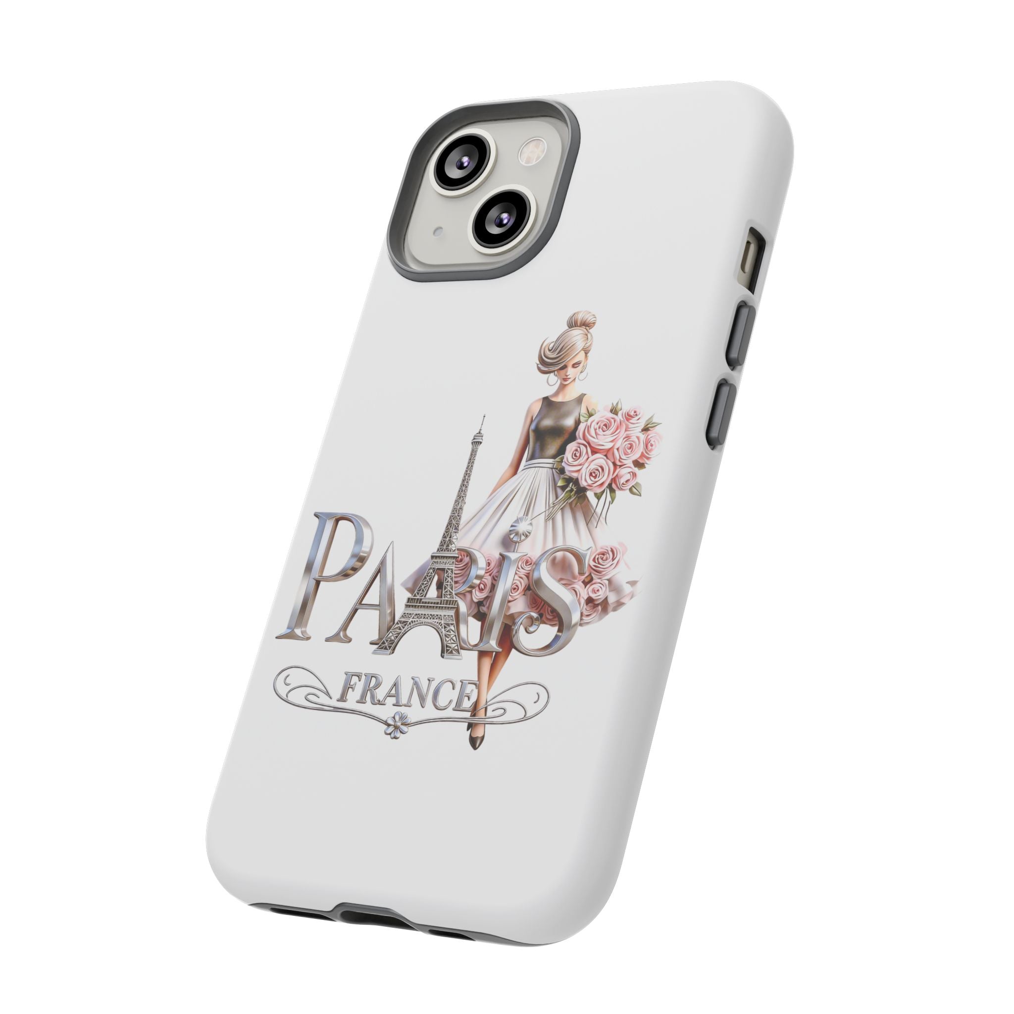 Phone Case | Eiffel Tower Floral Fashion Design Printify
