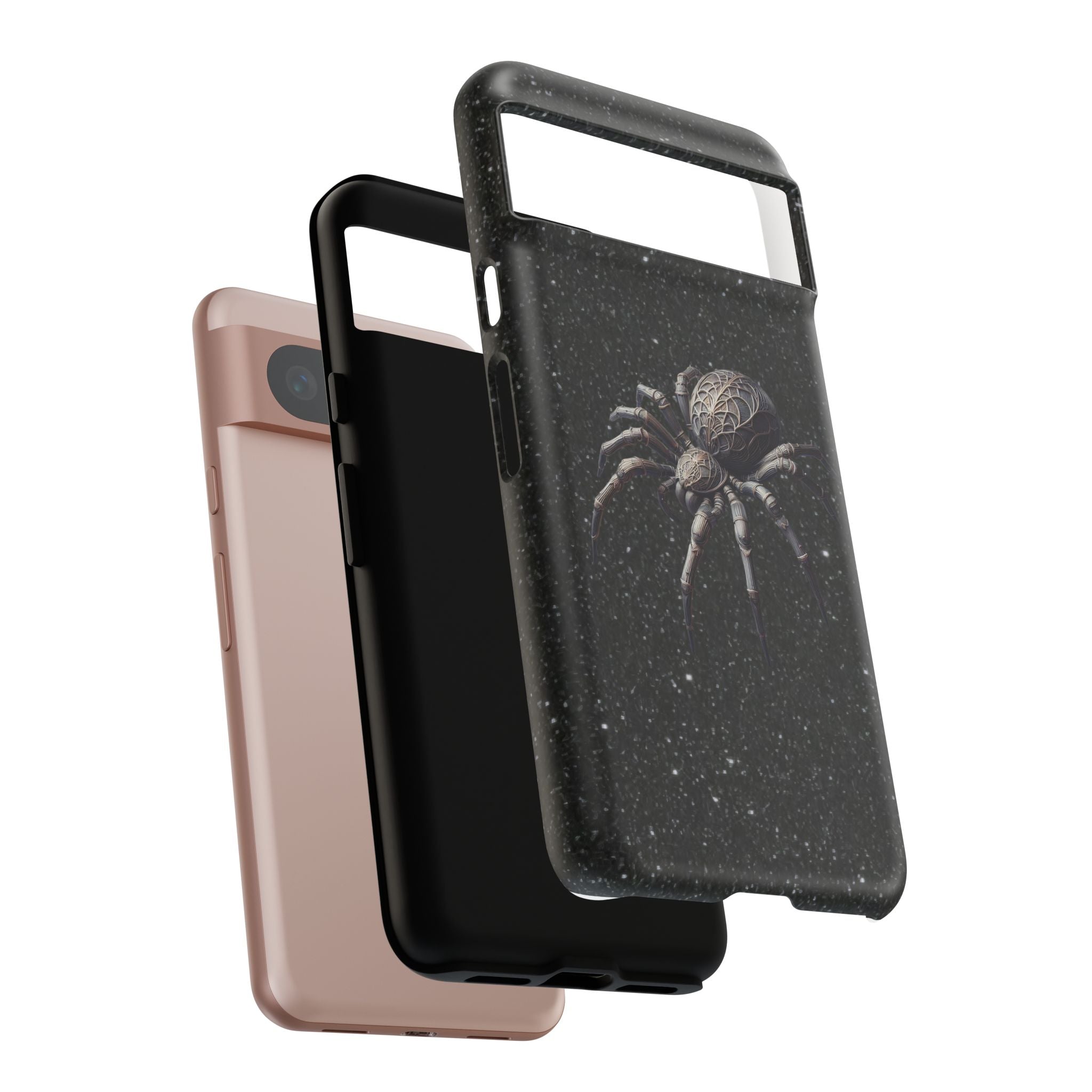Spider Night Tough Phone Case — Dark Space Tarantula iPhone Cover Printify