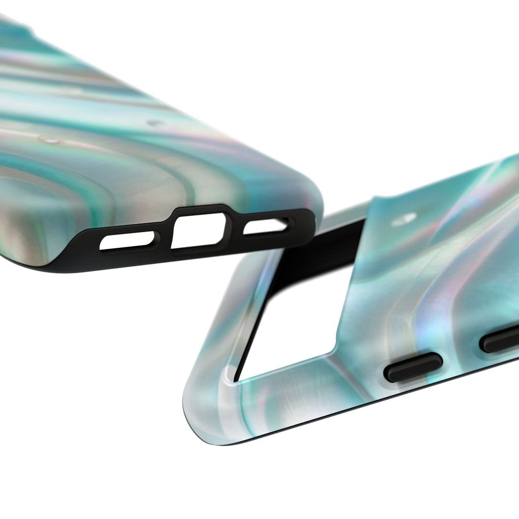 Iridescent Pearl Wave phone case | Tough Cases Printify