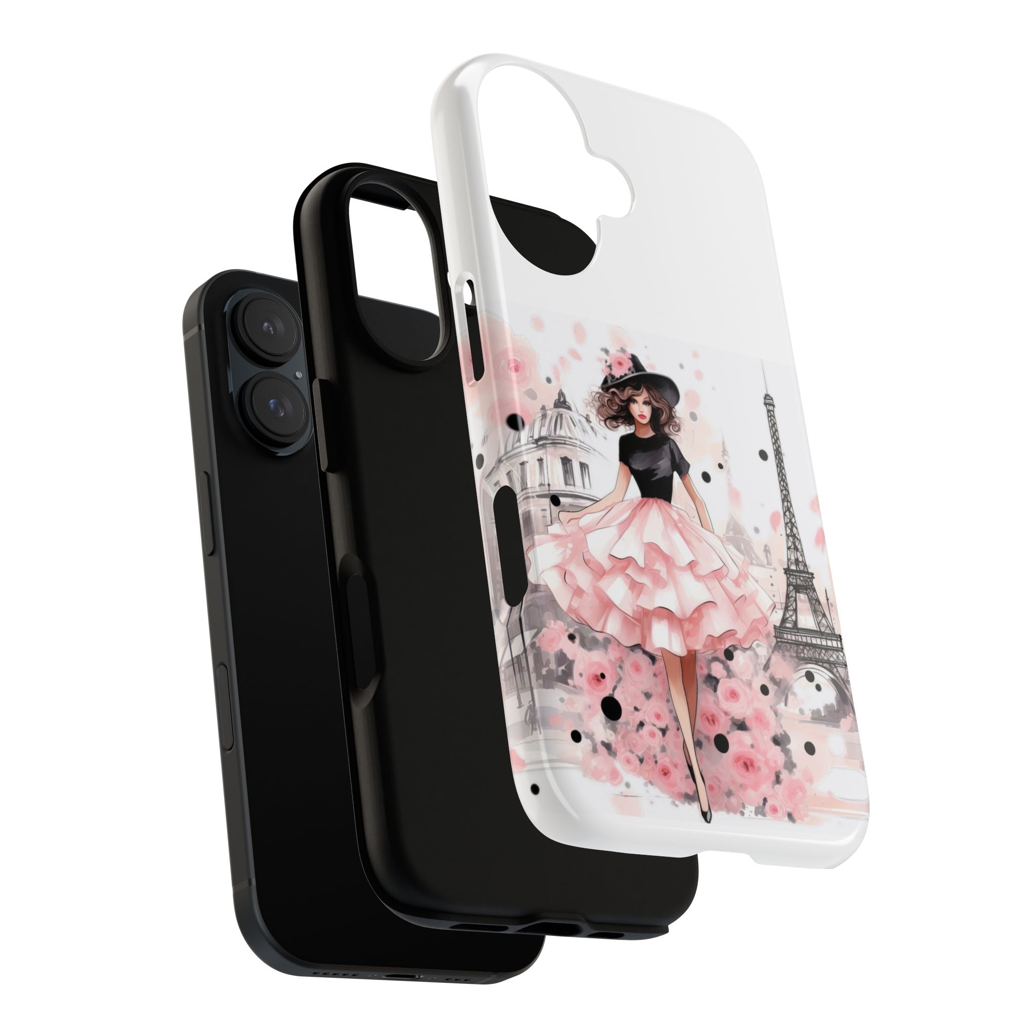 Paris Fashion Illustration Phone Case | Tough Case Printify