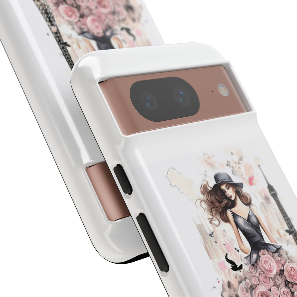 Parisian Rose Dress phone case | iPhone & Samsung slim protective case Printify