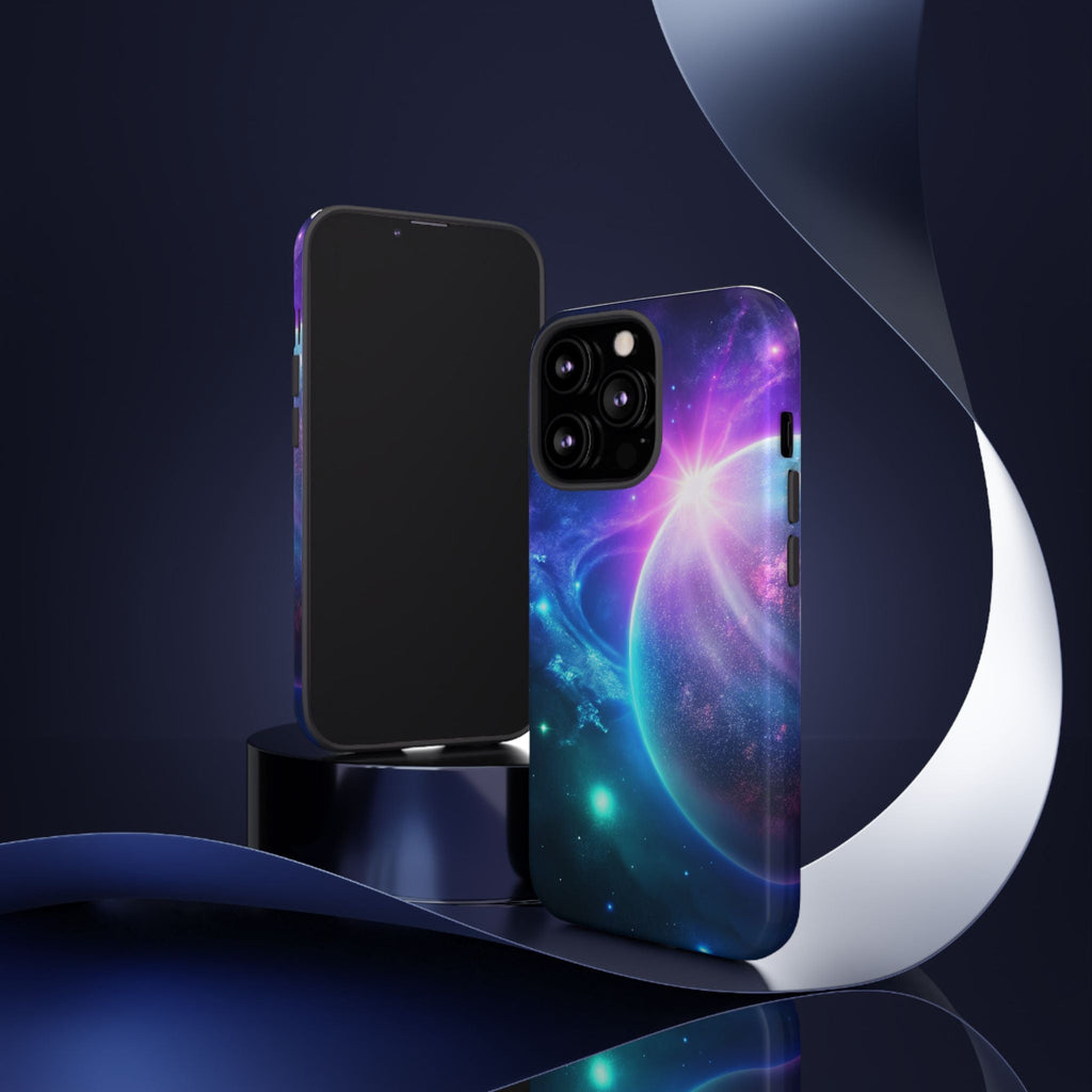 Galaxy Nebula Space Phone Case | Planet Sparkle Tough Case Printify