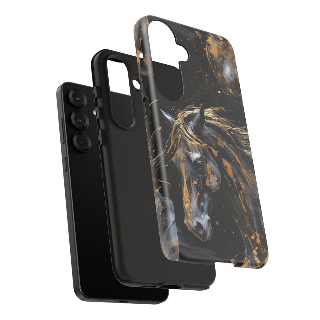 Golden Paint Horse Phone Case | Tough Case Printify