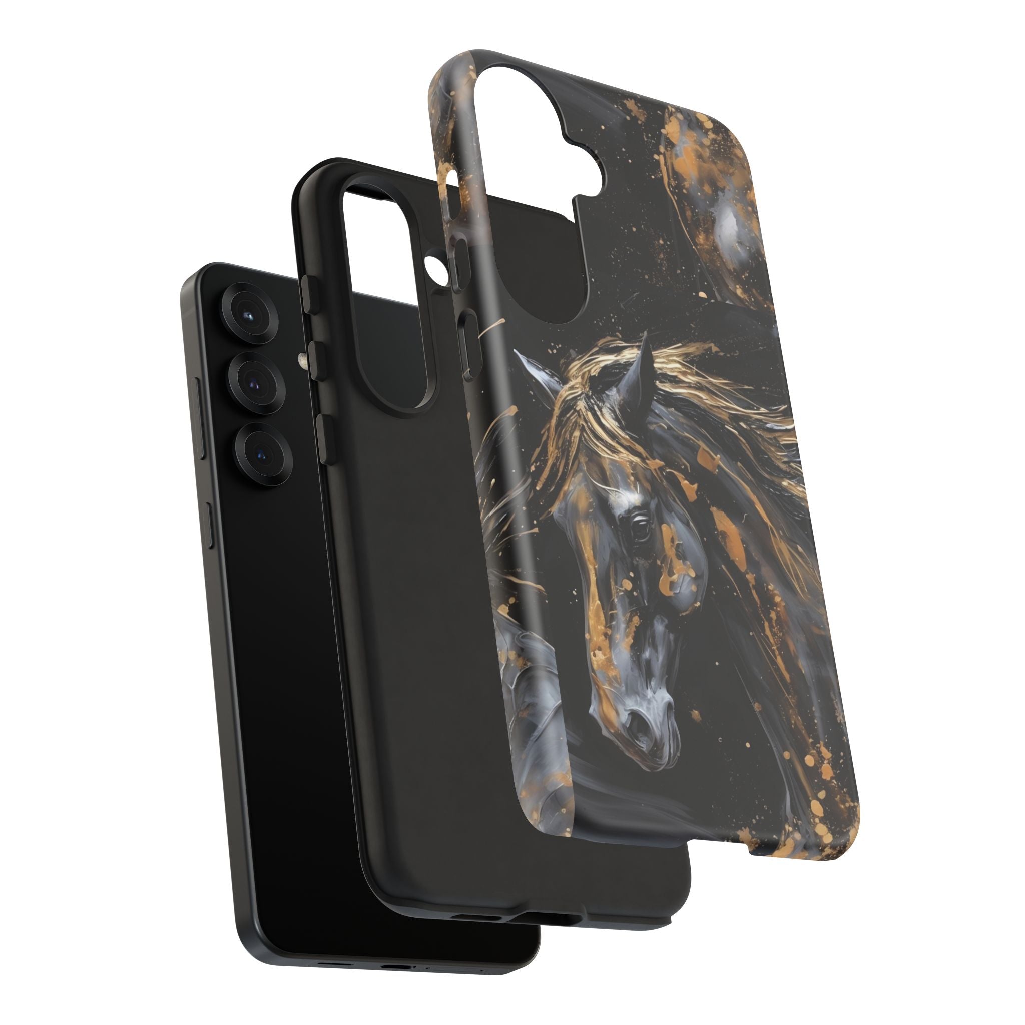 Golden Paint Horse Phone Case | Tough Case Printify