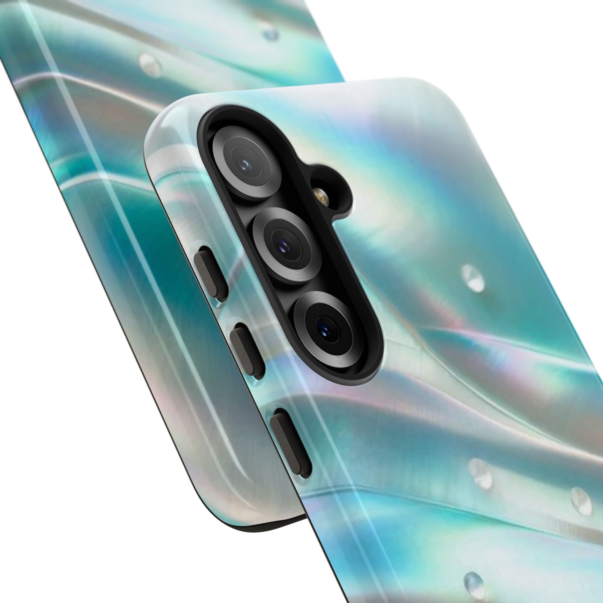 Iridescent Pearl Wave phone case | Tough Cases Printify