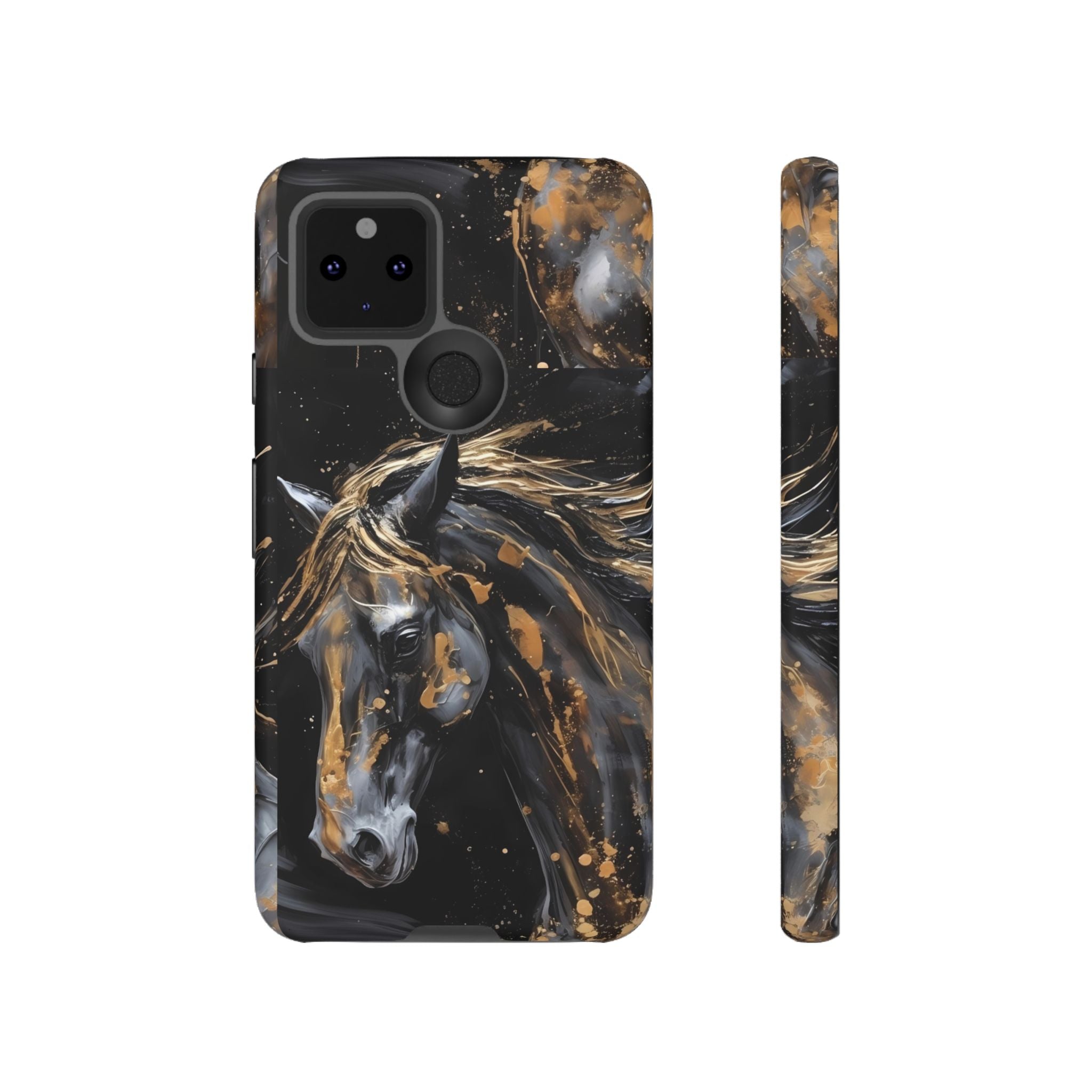 Golden Paint Horse Phone Case | Tough Case Printify