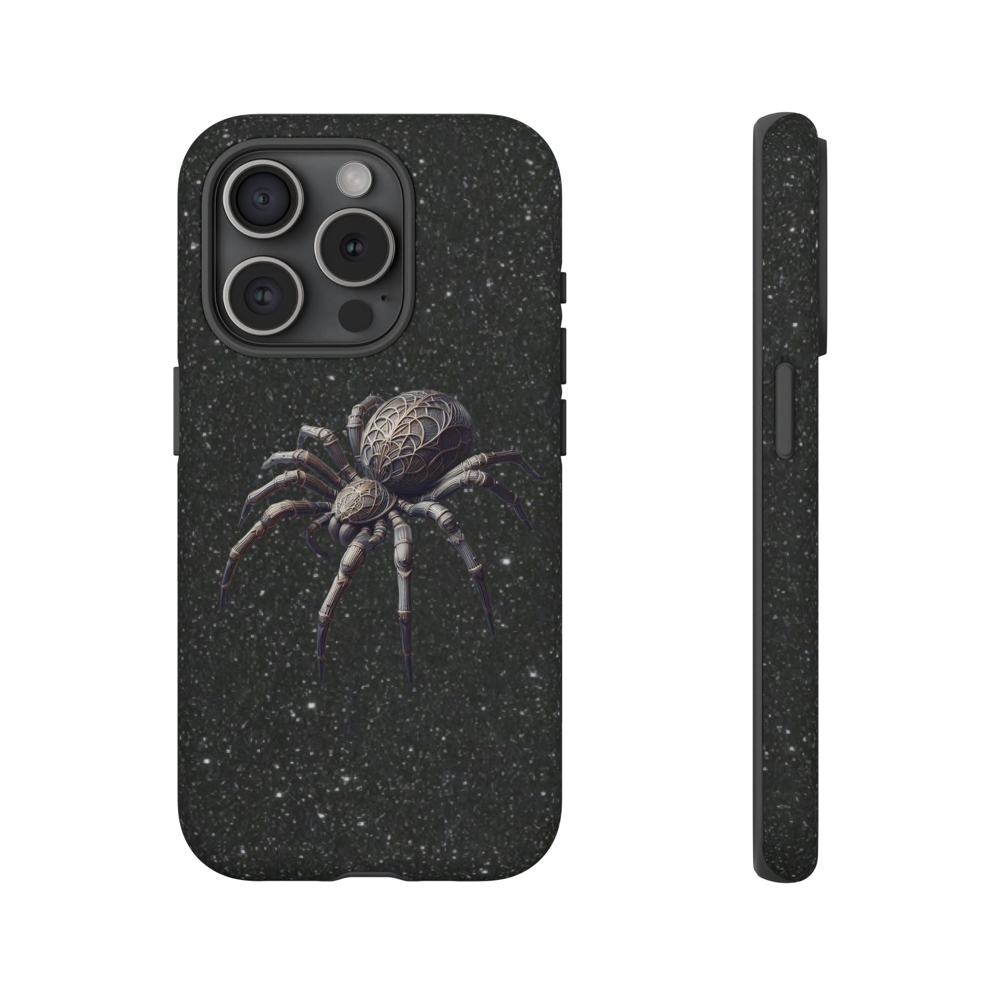 Spider Night Tough Phone Case — Dark Space Tarantula iPhone Cover Printify