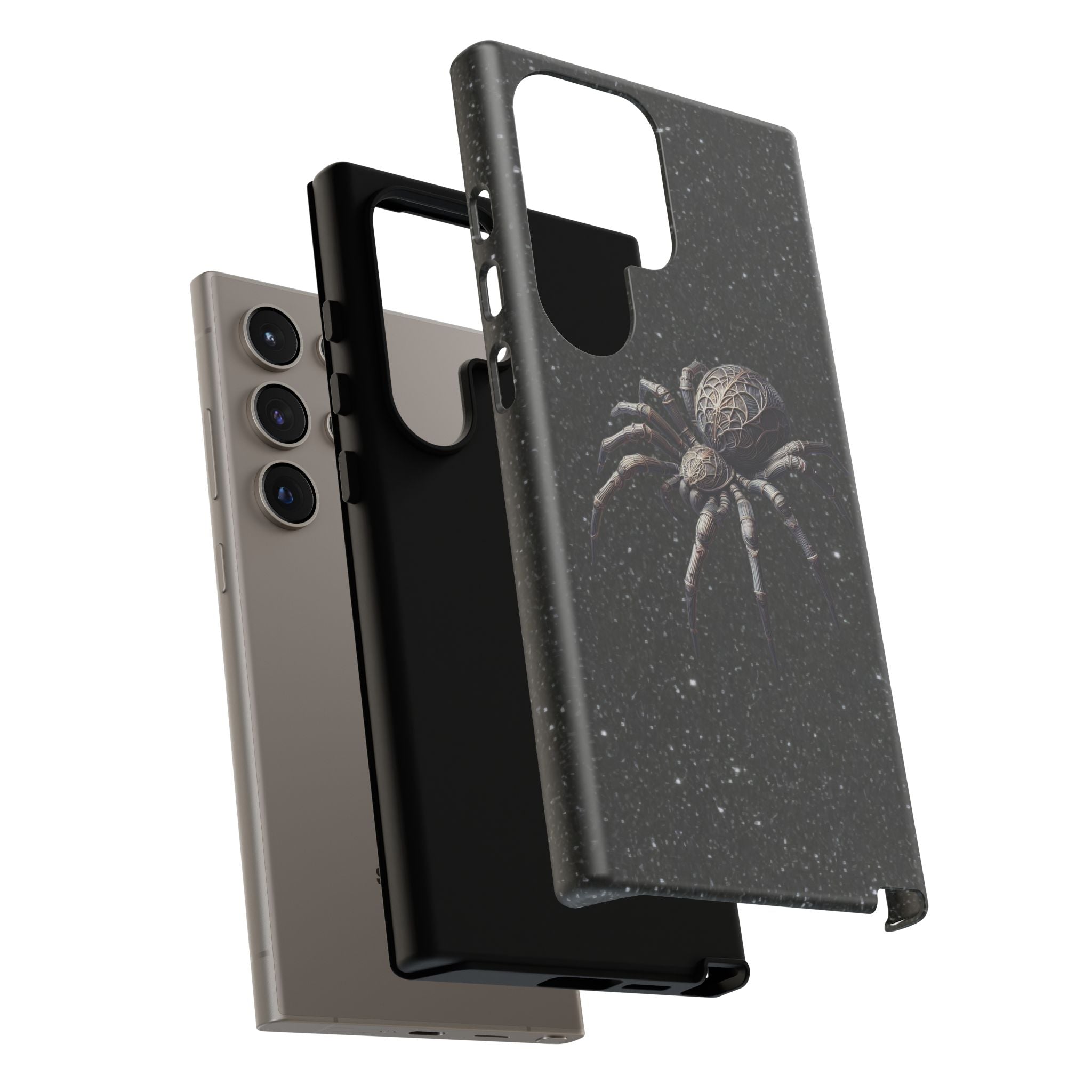 Spider Night Tough Phone Case — Dark Space Tarantula iPhone Cover Printify
