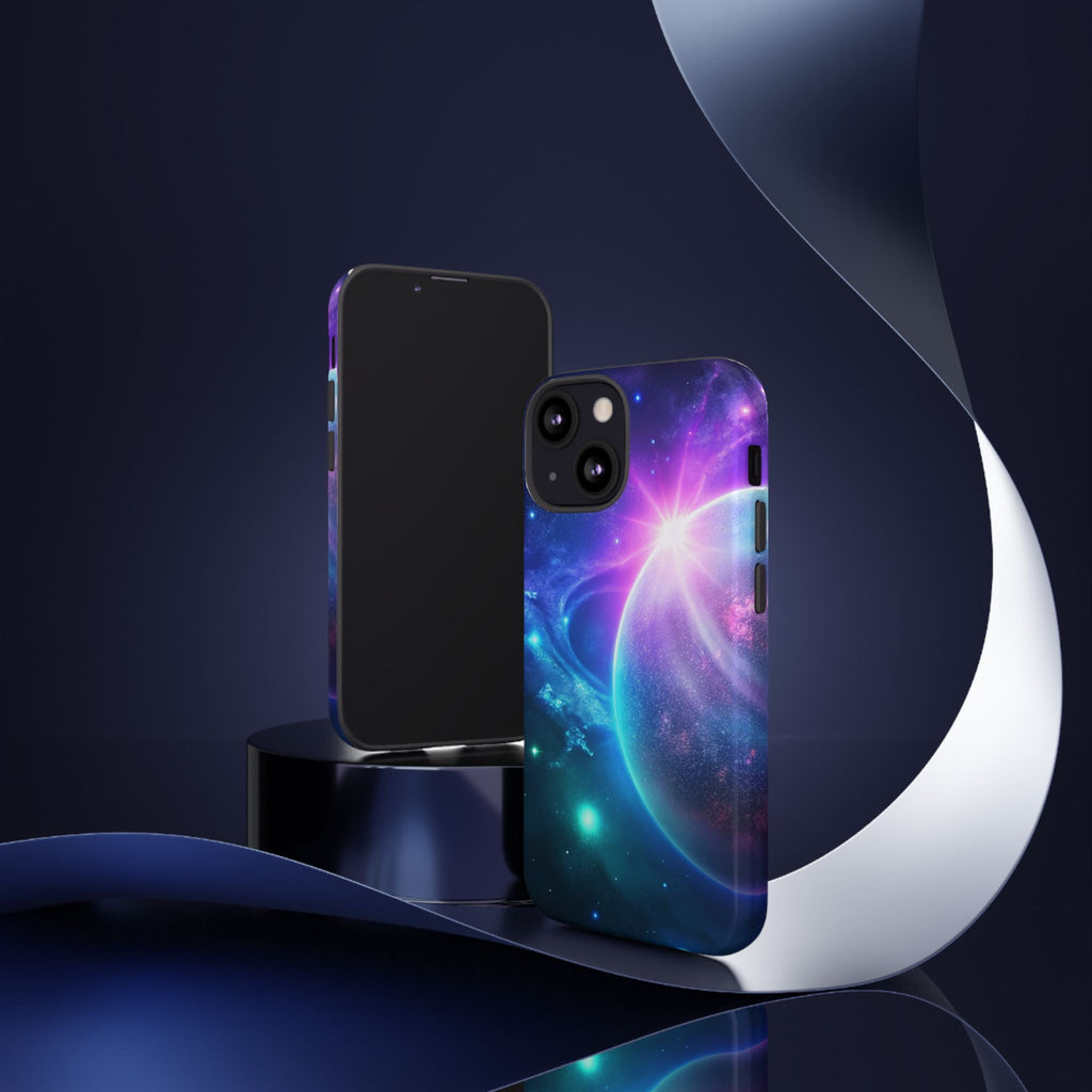 Galaxy Nebula Space Phone Case | Planet Sparkle Tough Case Printify
