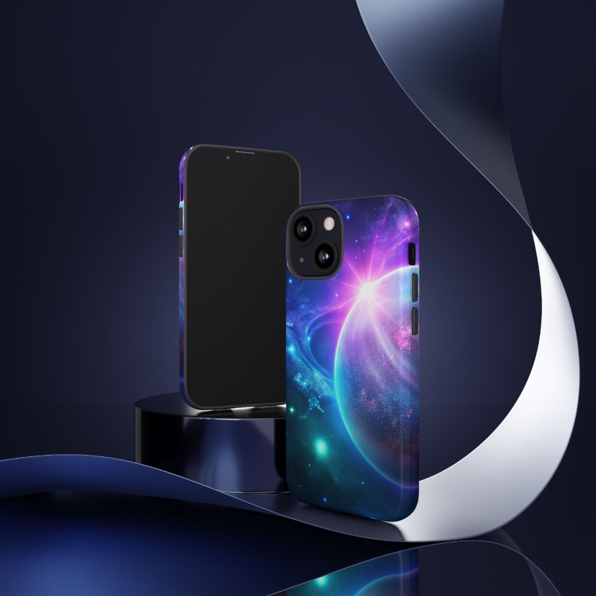 Galaxy Nebula Space Phone Case | Planet Sparkle Tough Case Printify