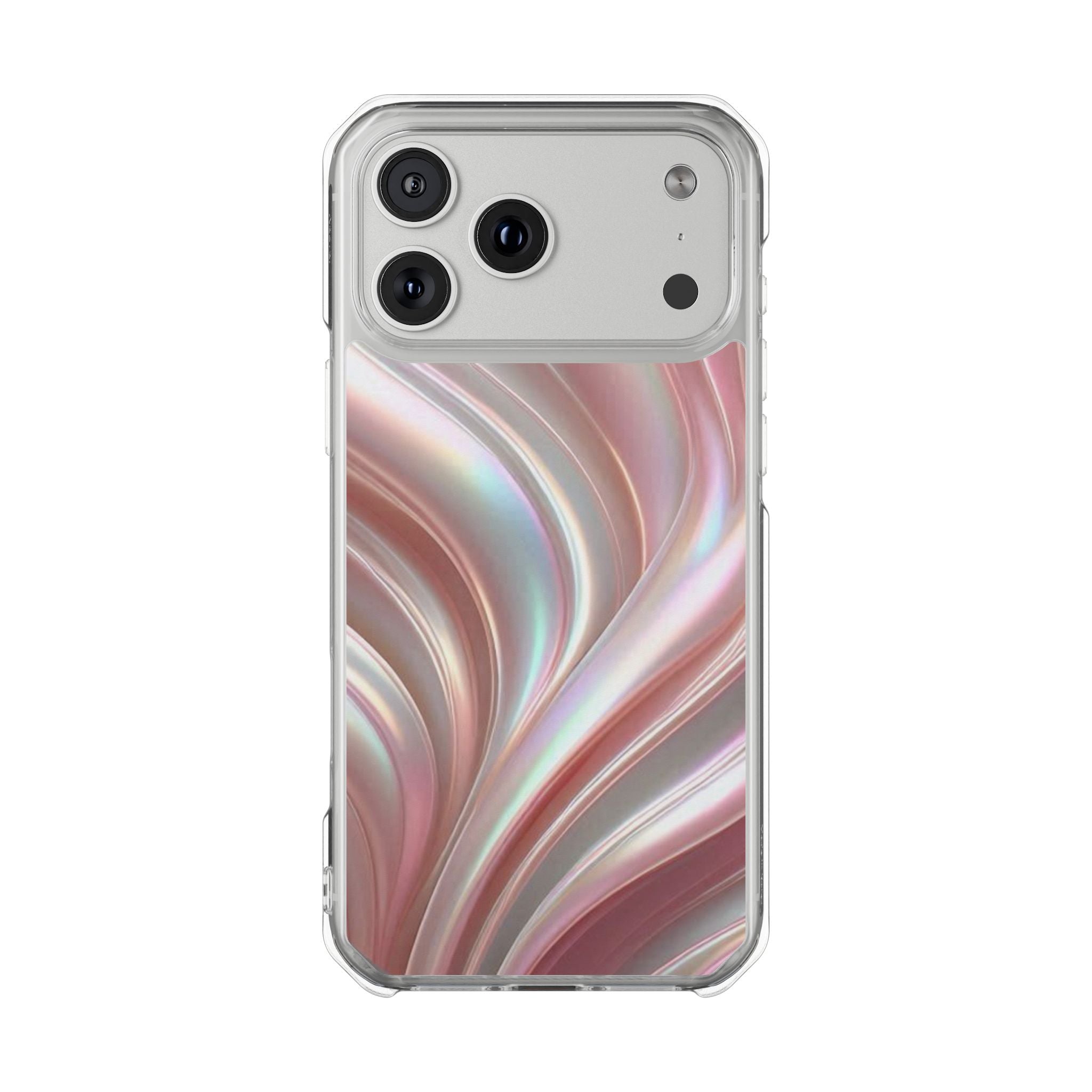 Iridescent Marble Swirl Phone Case Printify