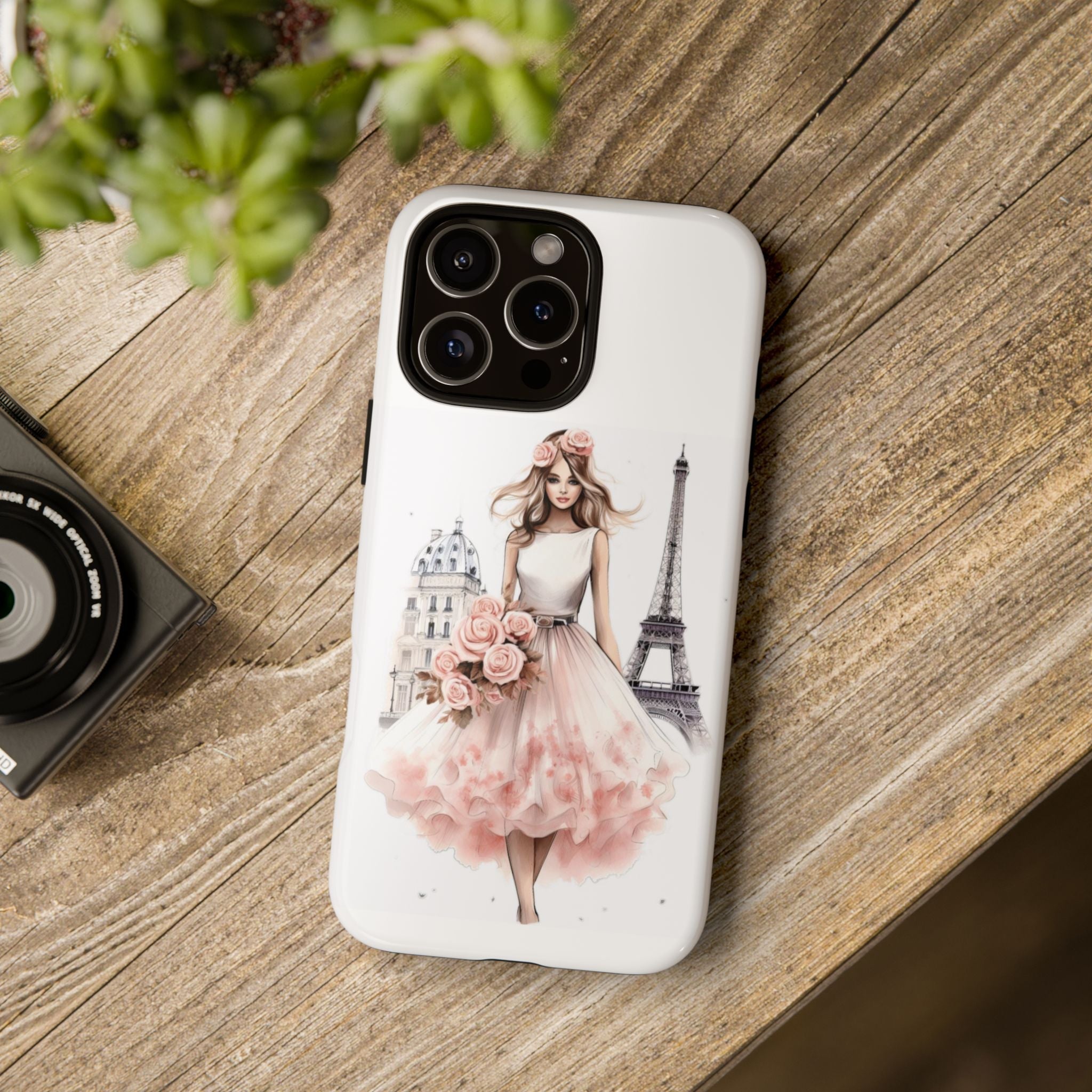 Parisian Ballerina Bouquet phone case | Tough Cases Printify