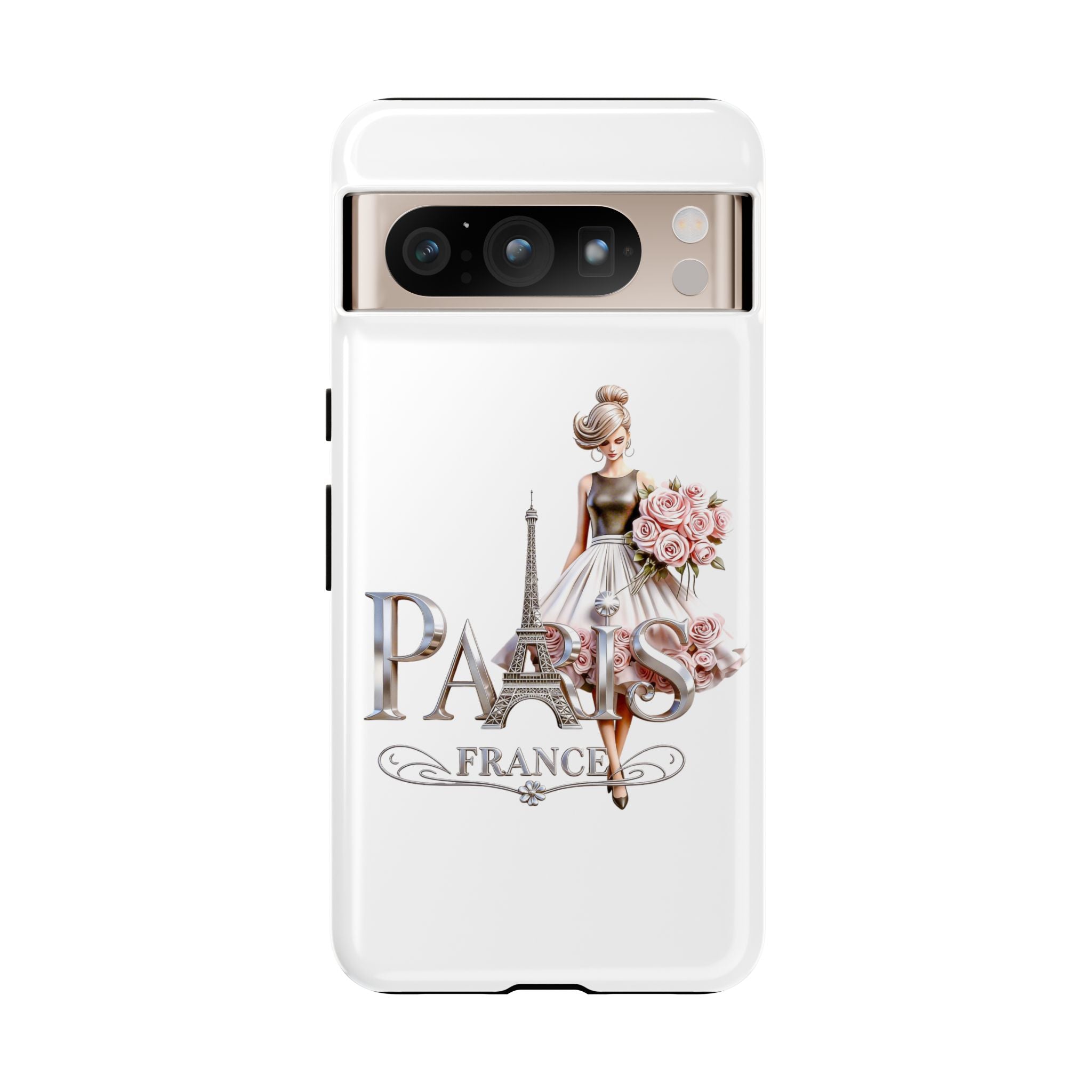 Phone Case | Eiffel Tower Floral Fashion Design Printify