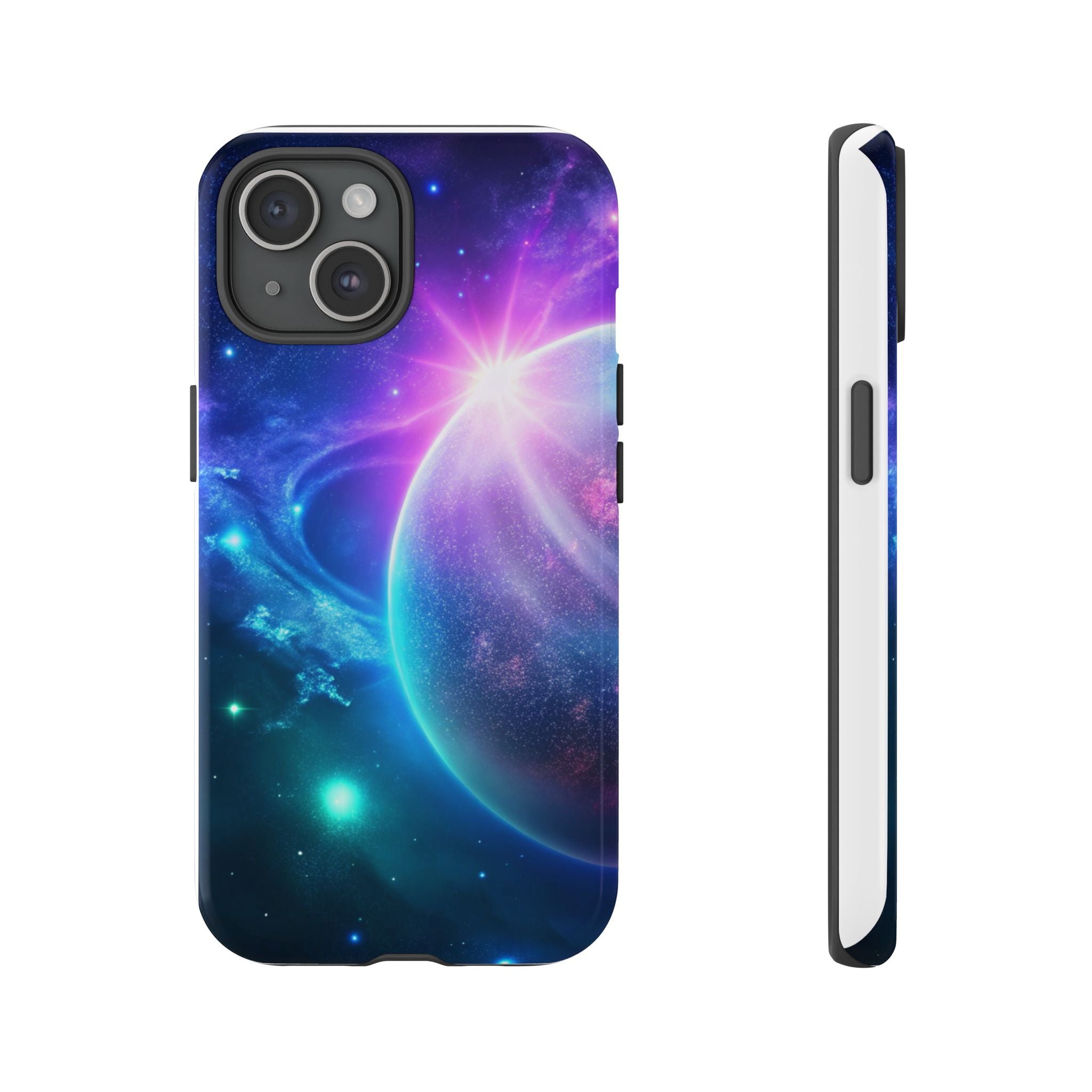Galaxy Nebula Space Phone Case | Planet Sparkle Tough Case Printify
