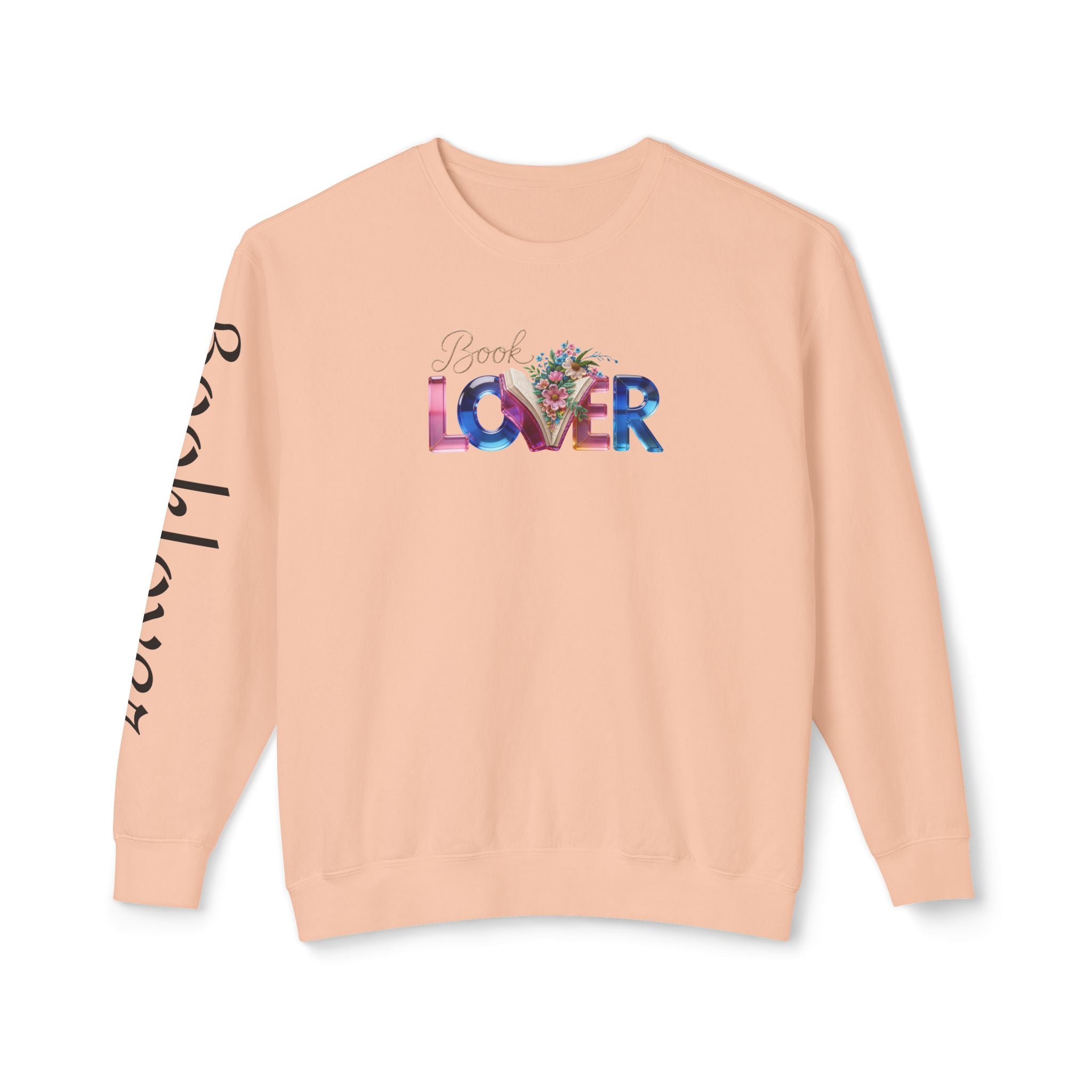 Book Lover Sweatshirt —  Typography Bookworm Pullover Printify