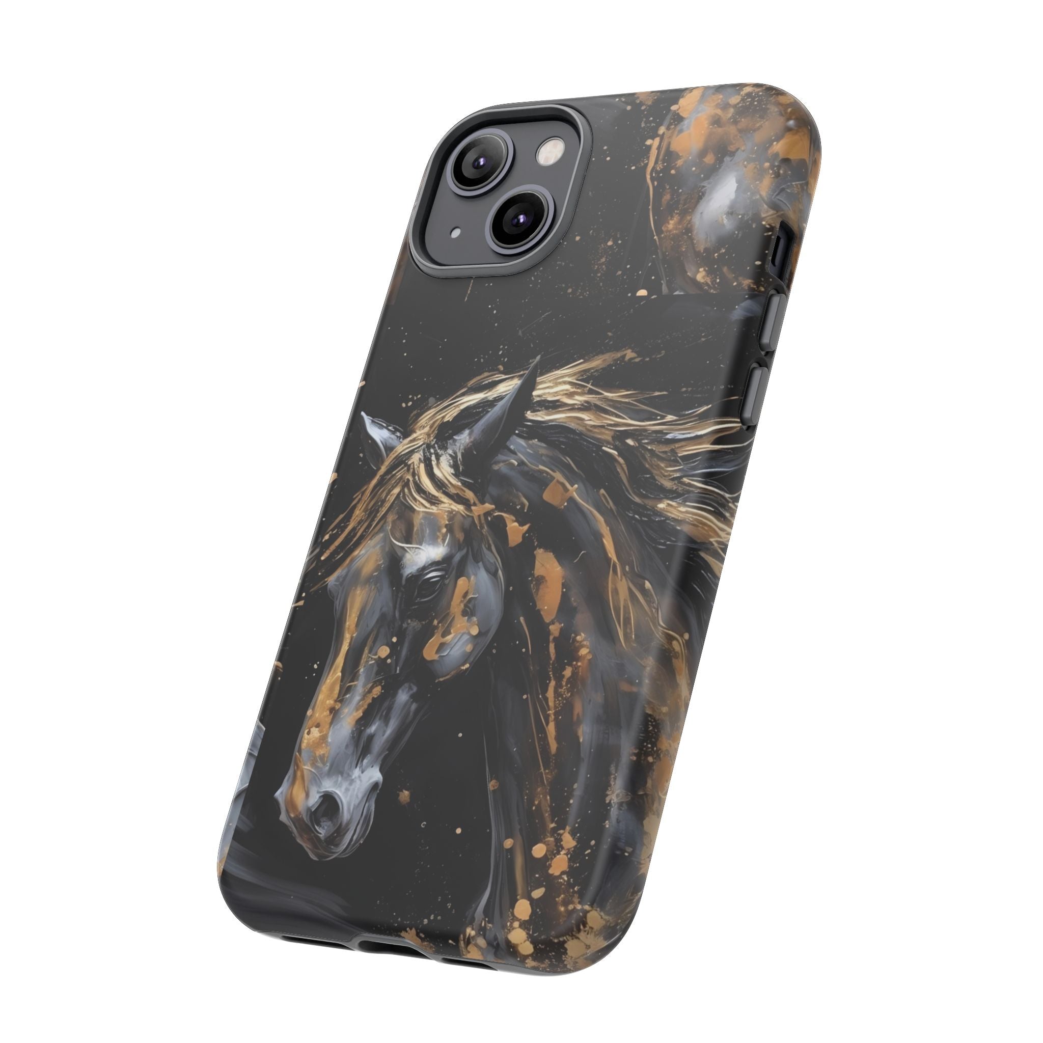 Golden Paint Horse Phone Case | Tough Case Printify